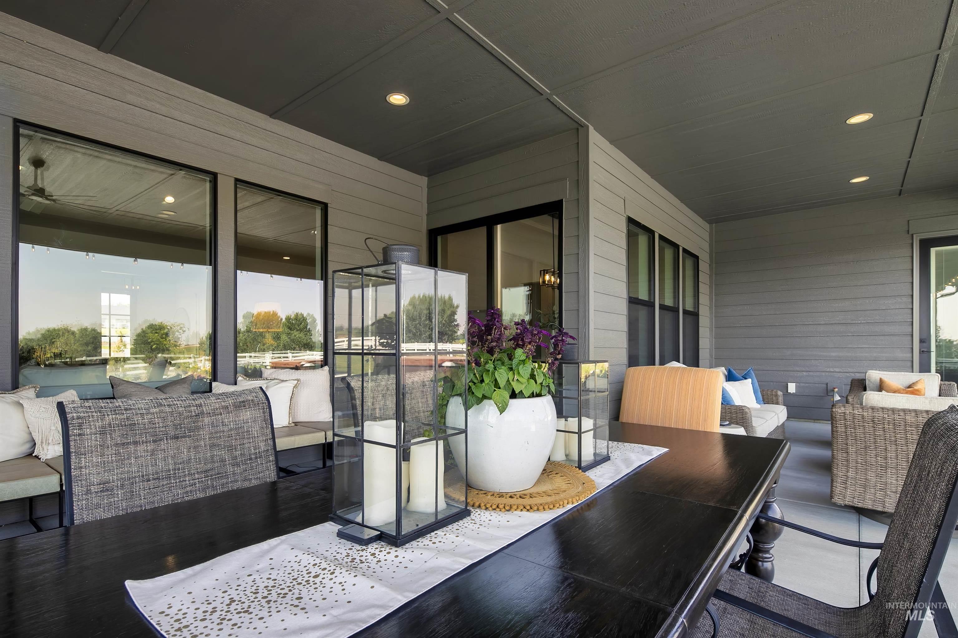 View of patio / terrace featuring outdoor lounge area and outdoor dining space