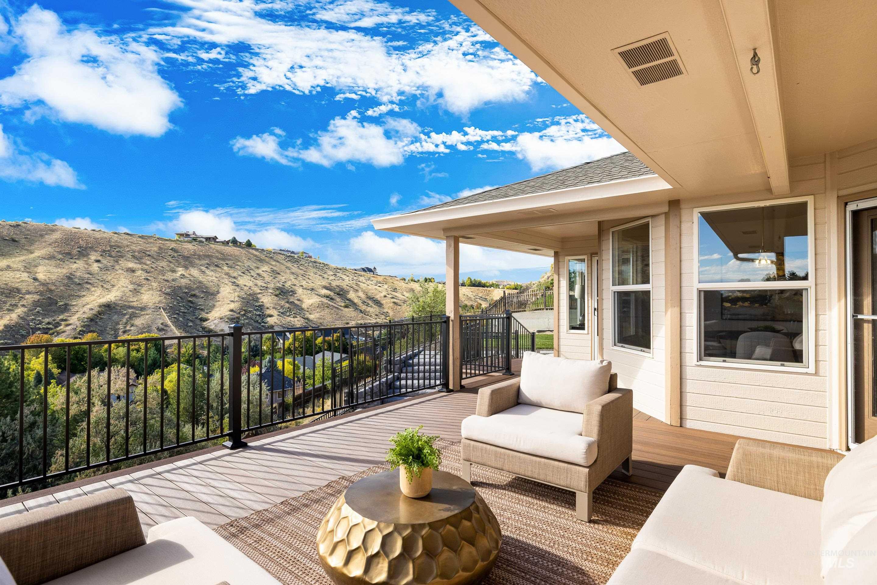 Balcony with outdoor lounge area