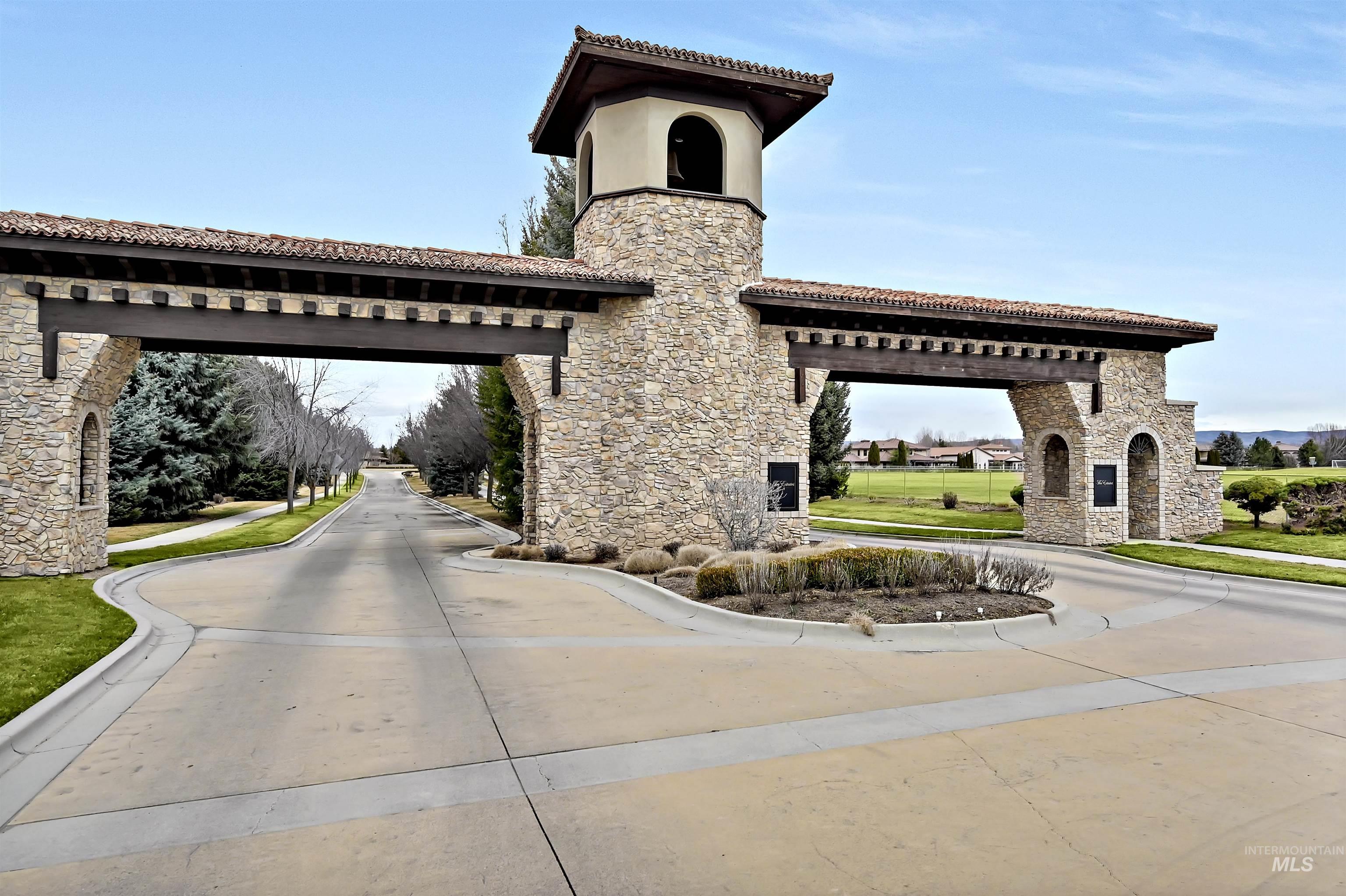 View of the Grand Entrance at Corrente Bello Estates