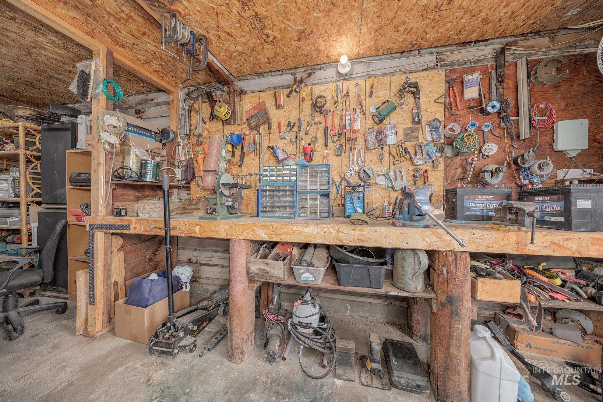 View of storage area