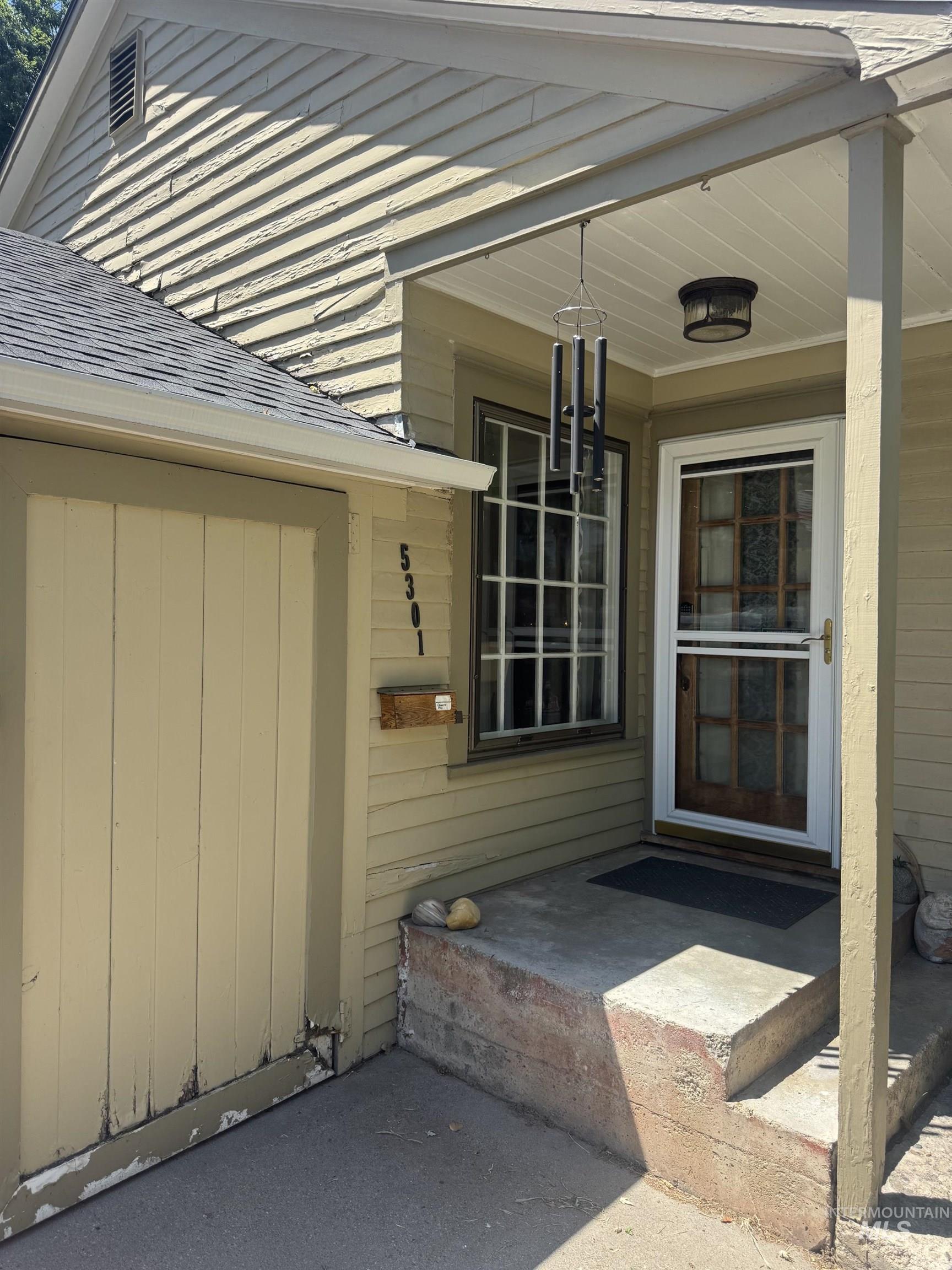 Exterior entry