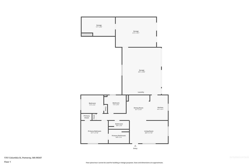 Photo of 1751 Columbia Street, Pomeroy, WA 99347 (MLS # 98955761)