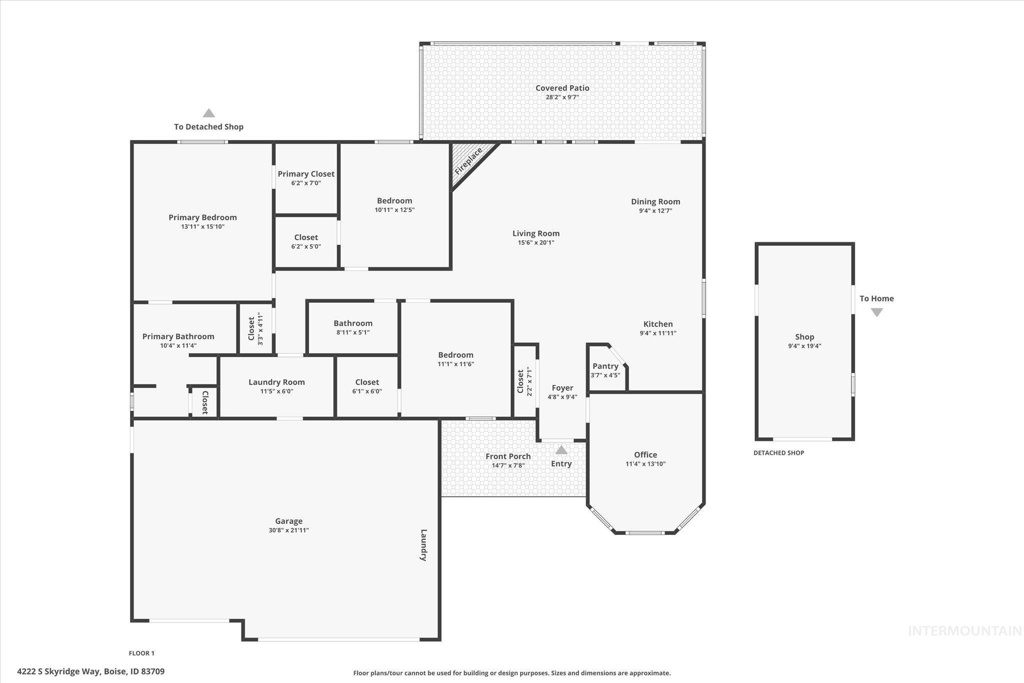 View of floor plan / room layout