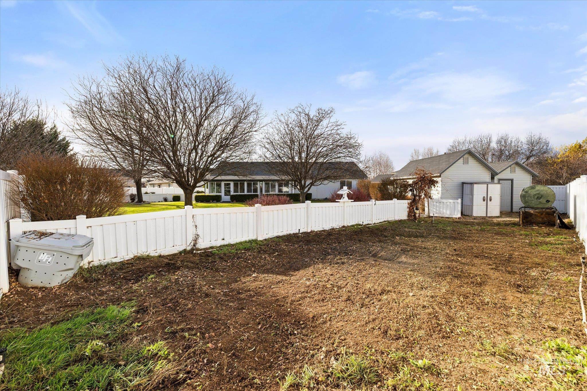View of yard featuring a residential view