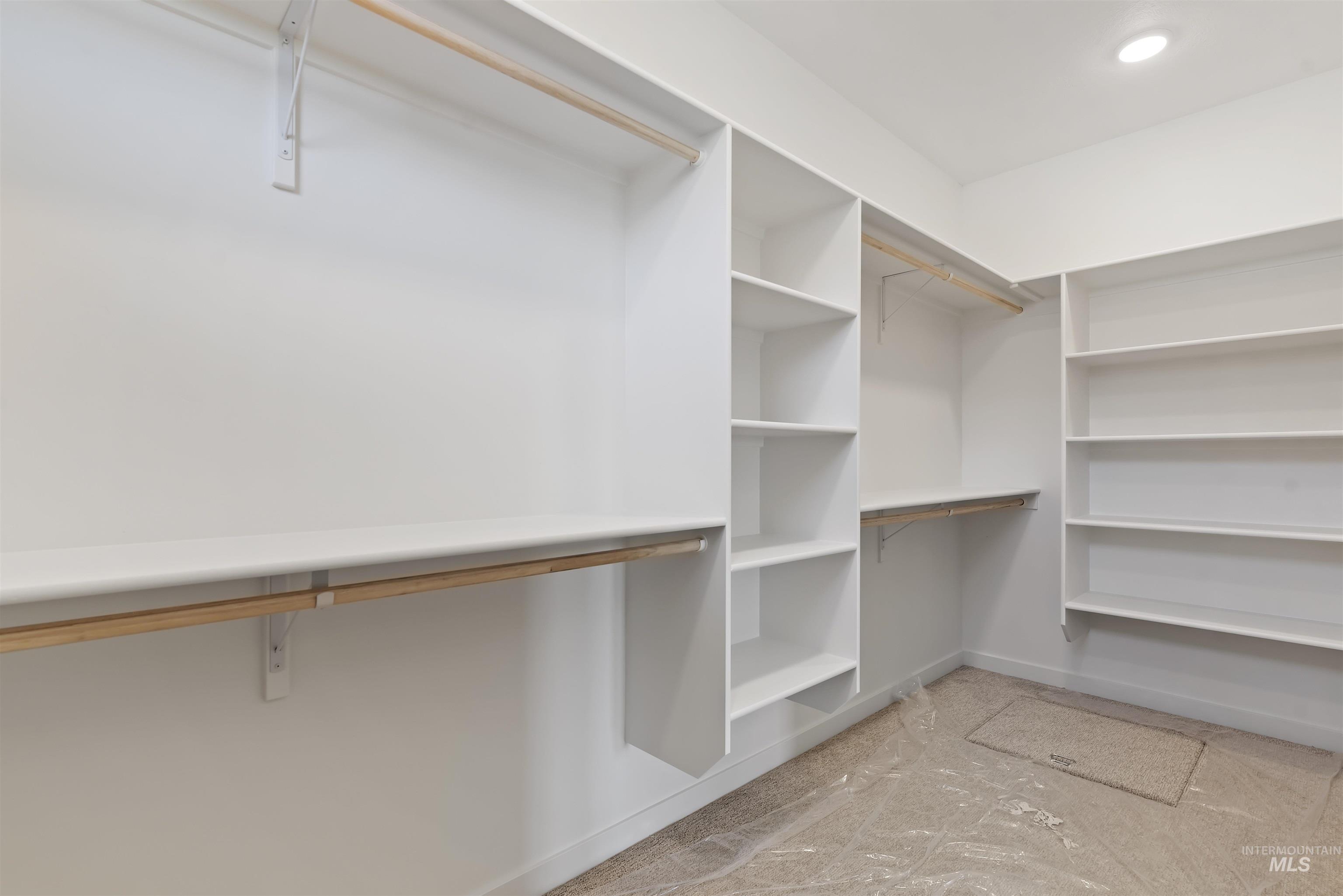 View of spacious closet