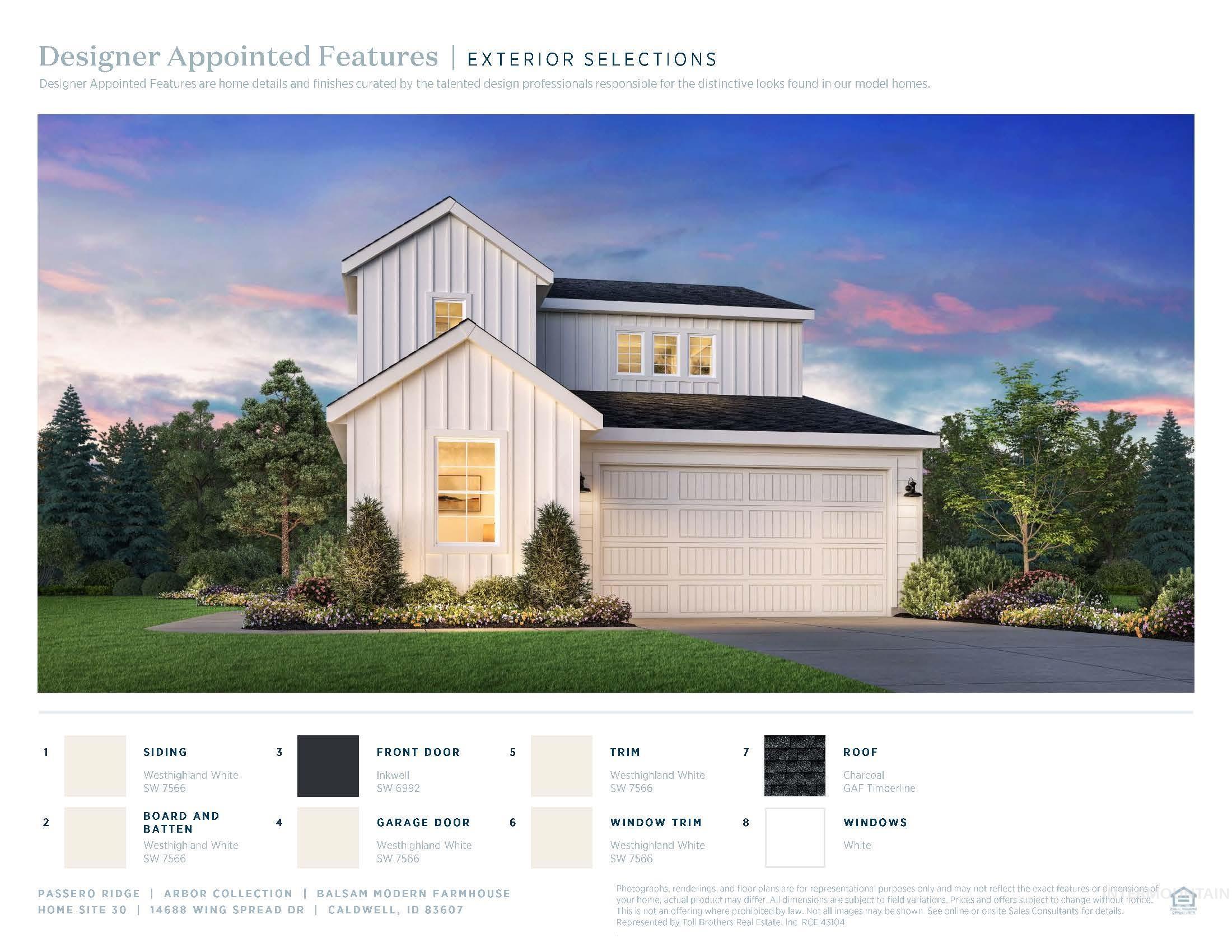 View of miscellaneous listing collateral