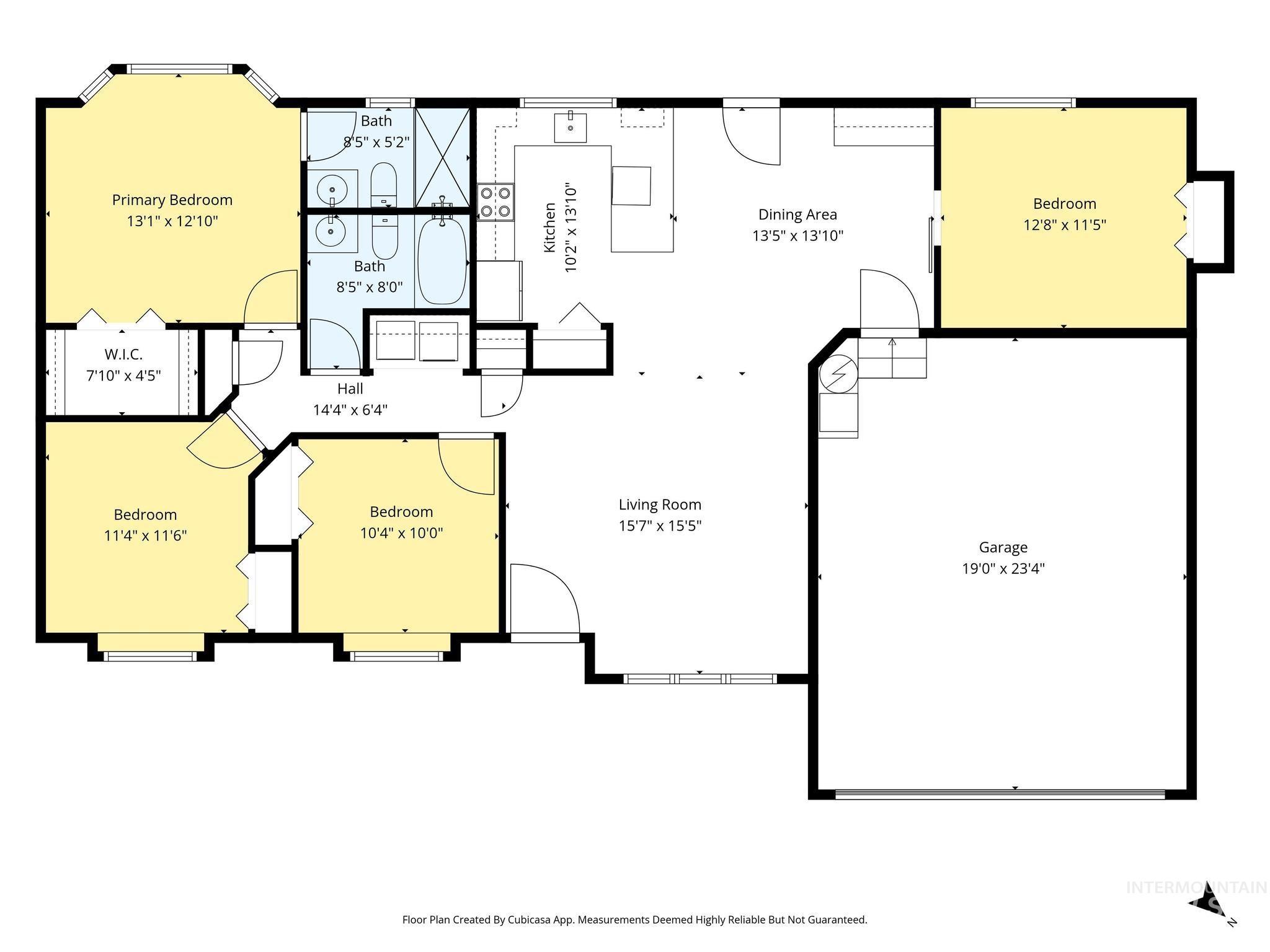 View of room layout