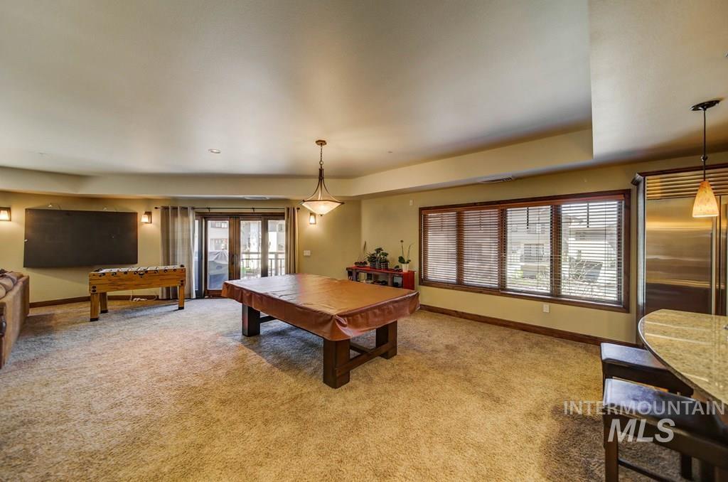 as well as a gym and a kitchen ready for entertaining a larger group.