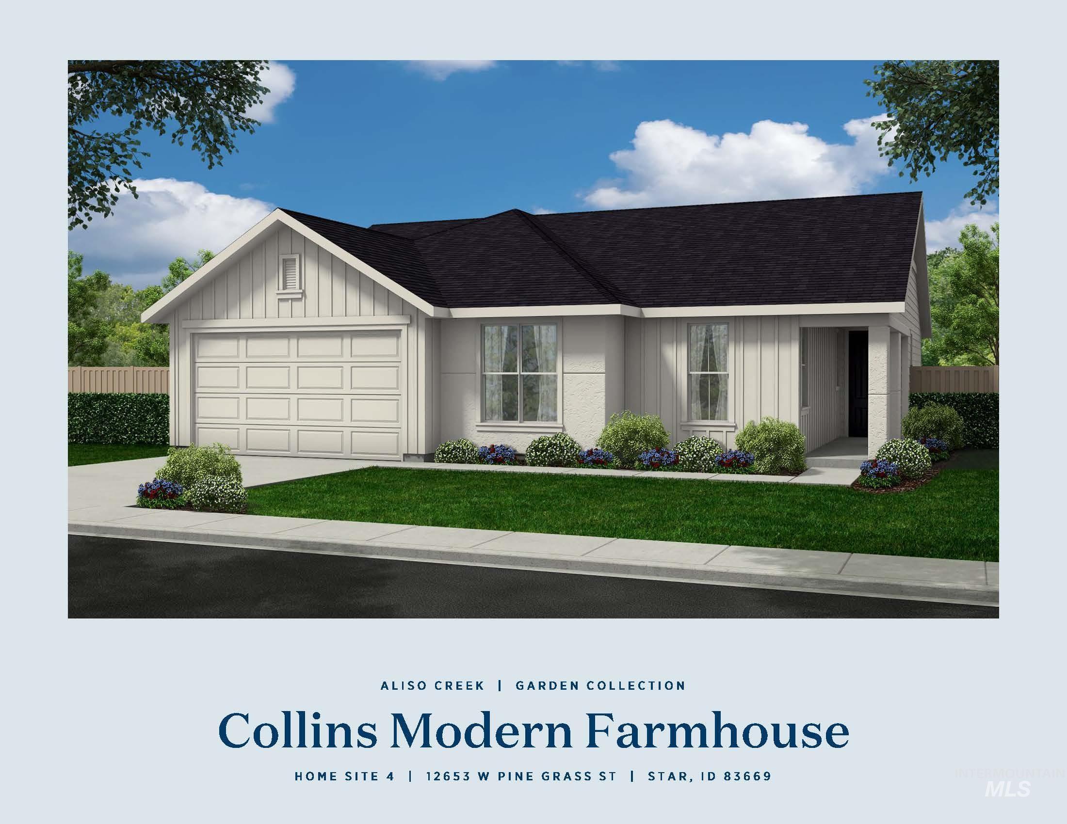 View of front of property with a shingled roof, concrete driveway, an attached garage, and board and batten siding