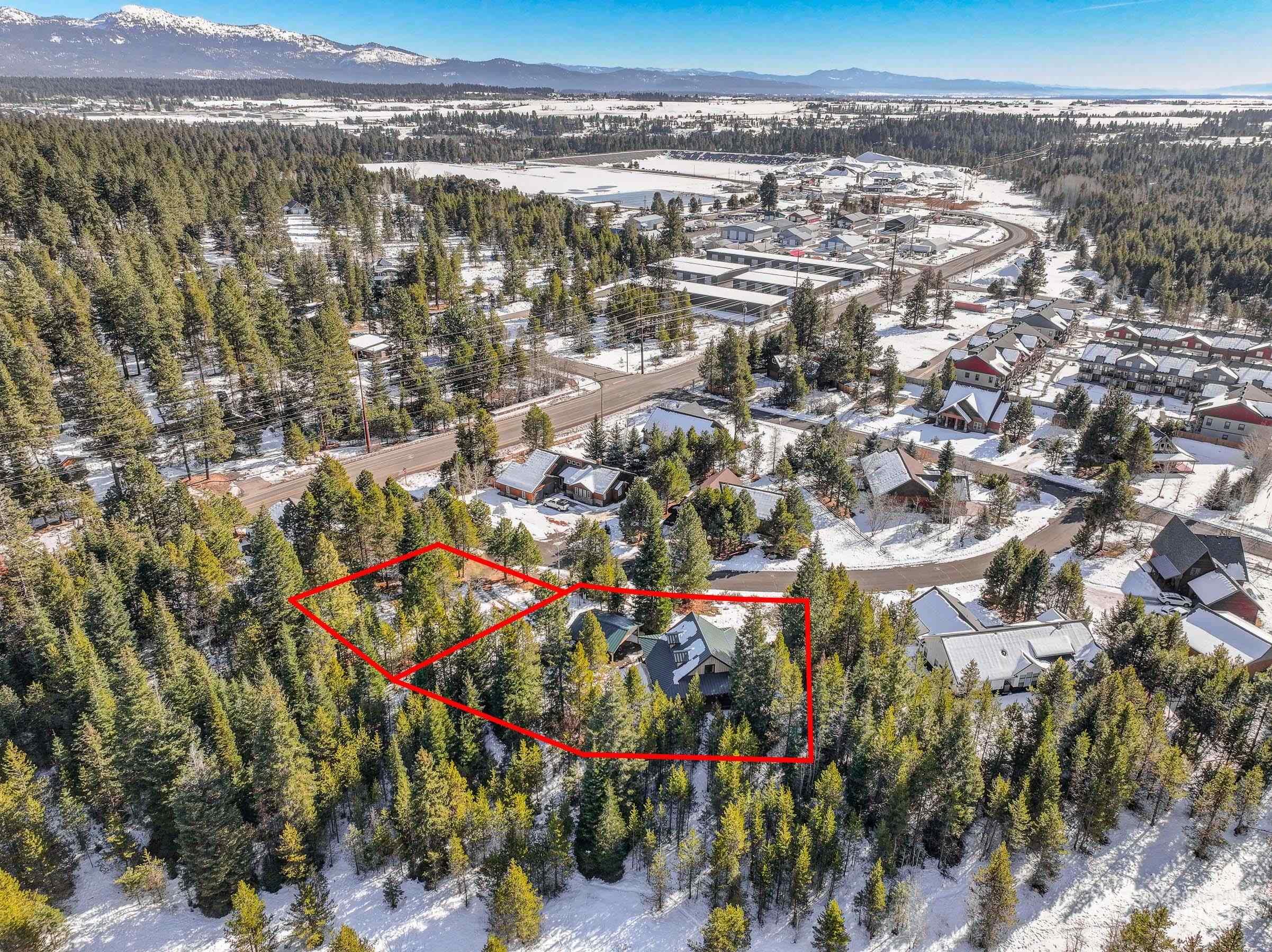 Property includes two lots for almost an acre