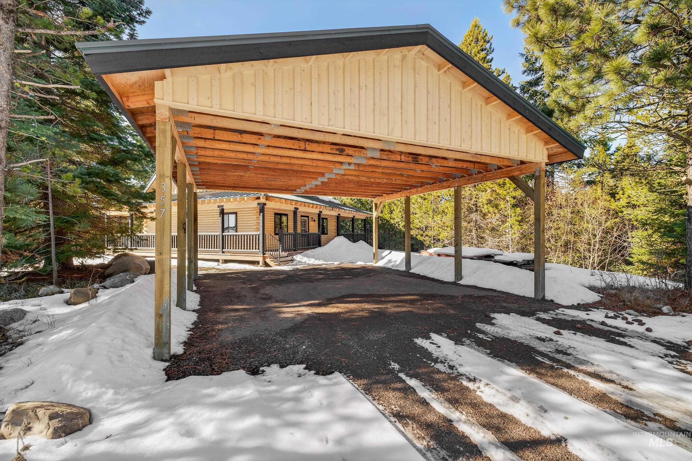 Carport could be enclosed if desired