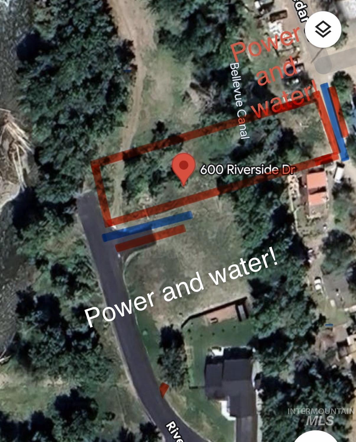 Map / location featuring property parcel outlined