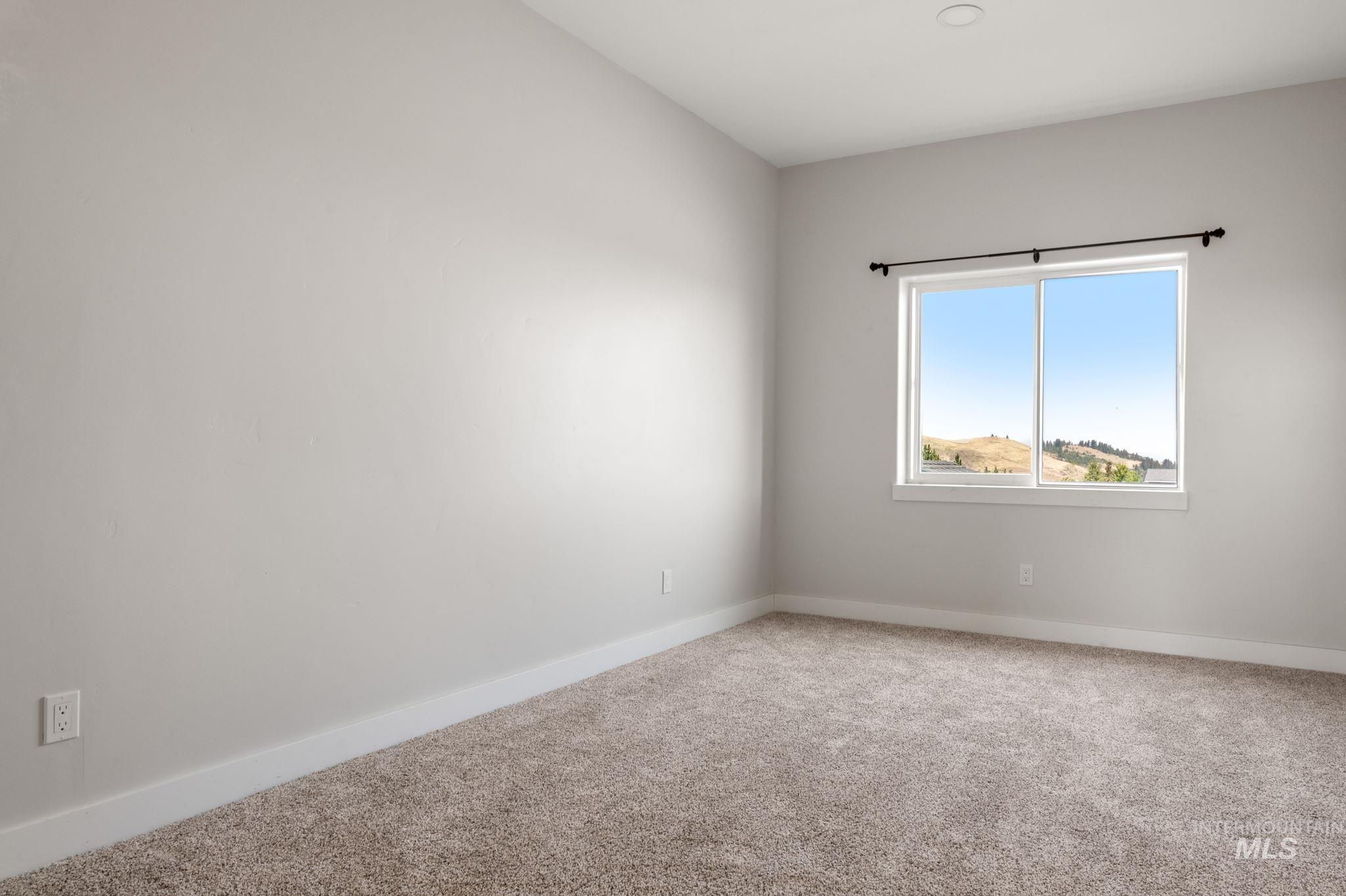 Unfurnished room featuring carpet floors