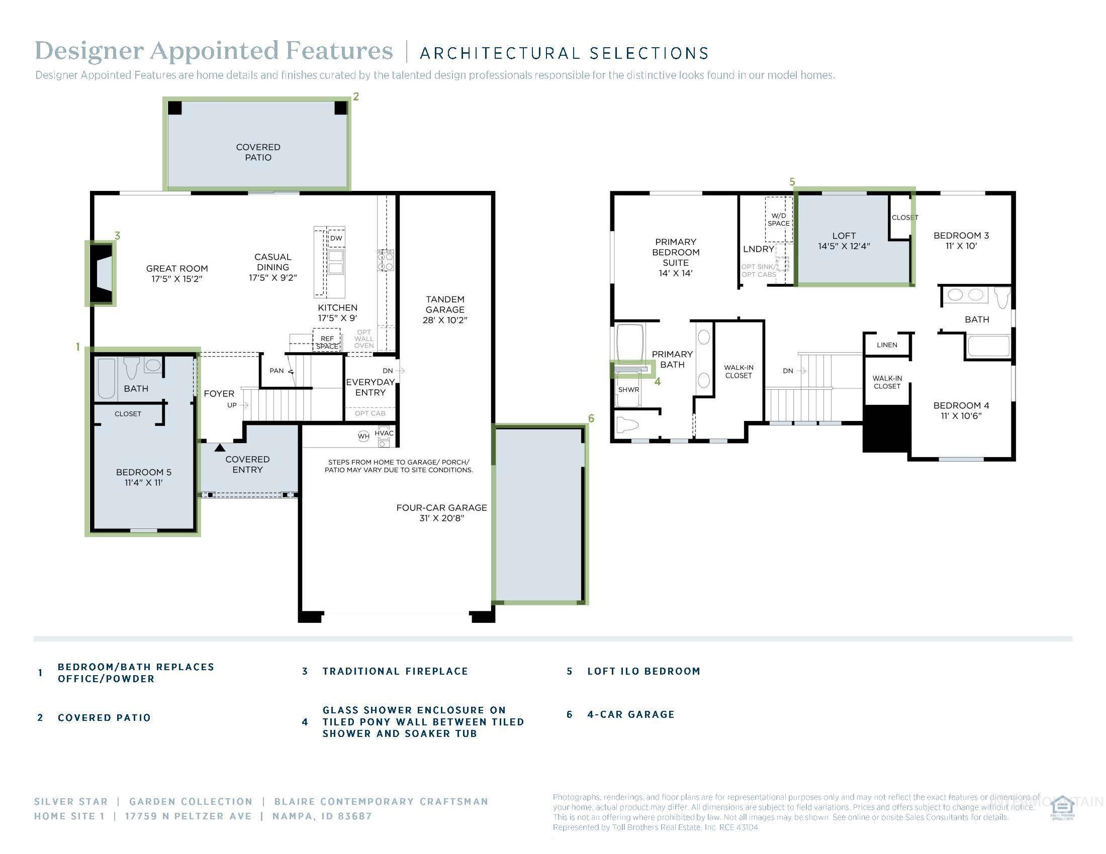 View of home floor plan