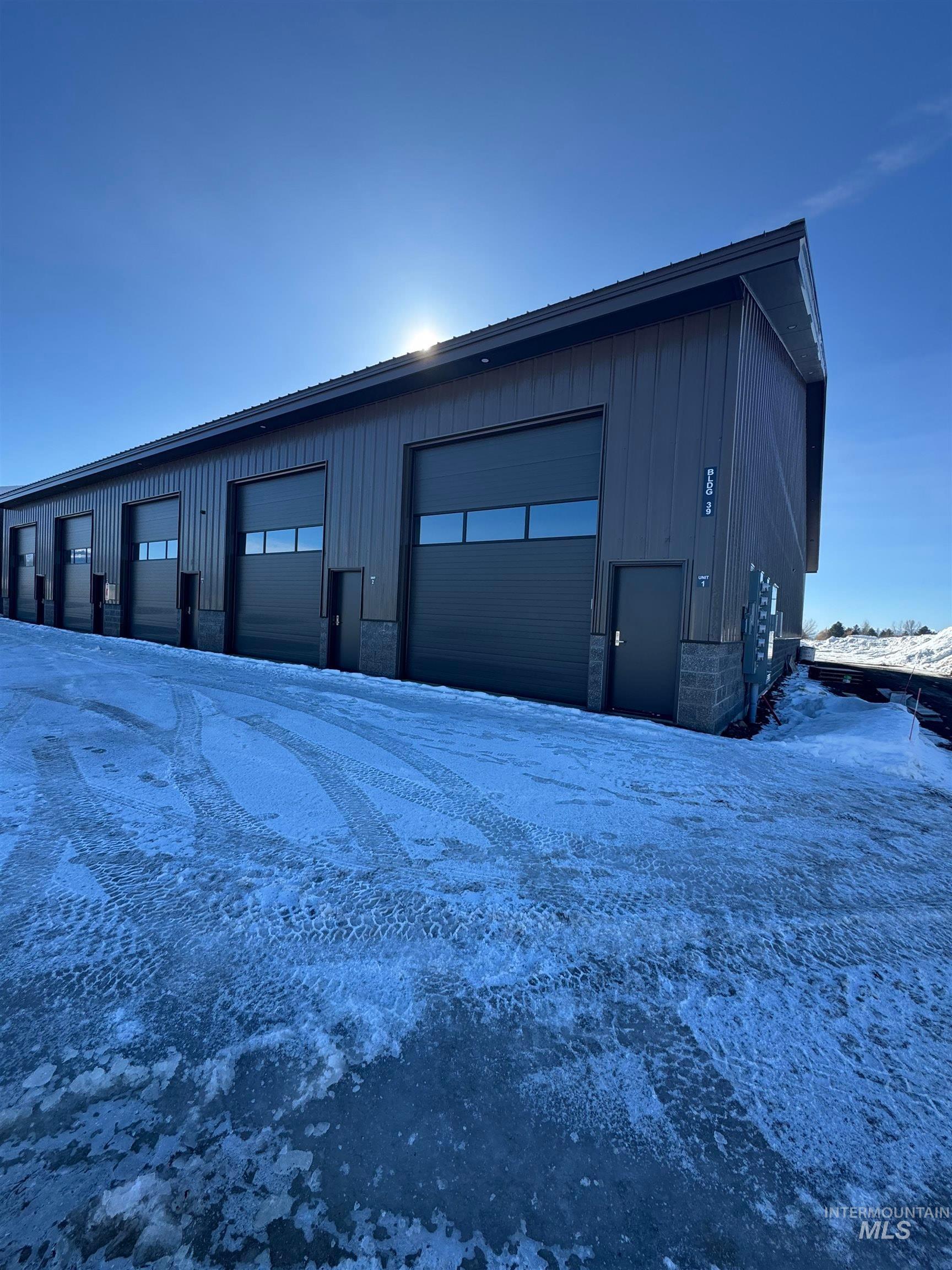 View of snow covered structure