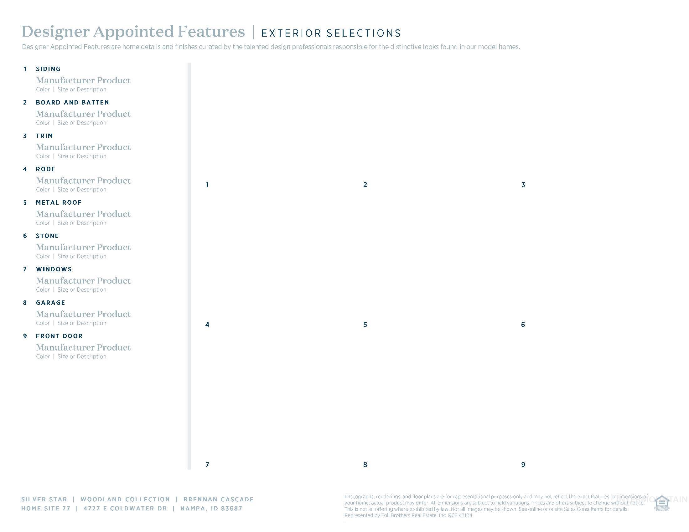 View of miscellaneous property collateral