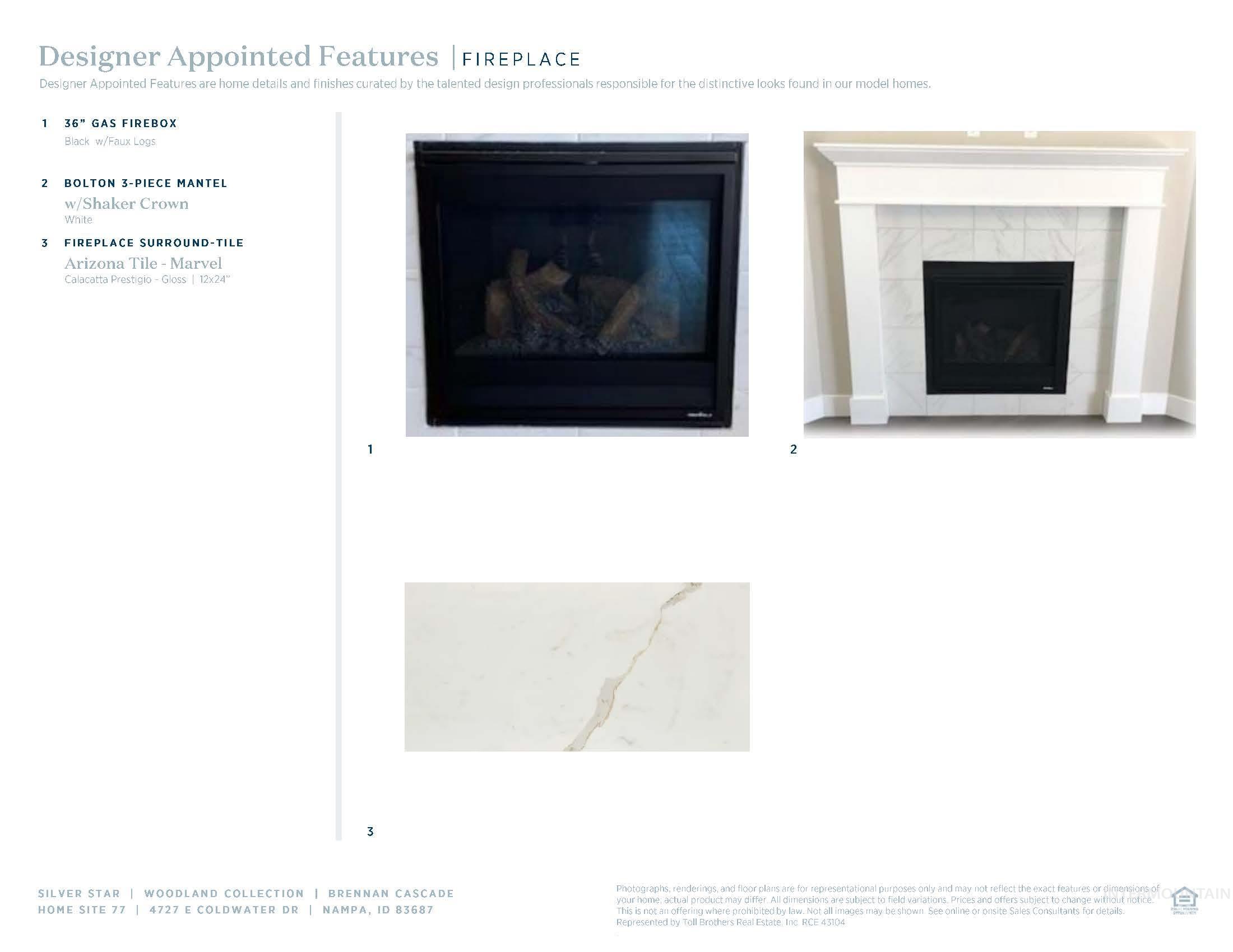 View of marketing collateral with multiple images