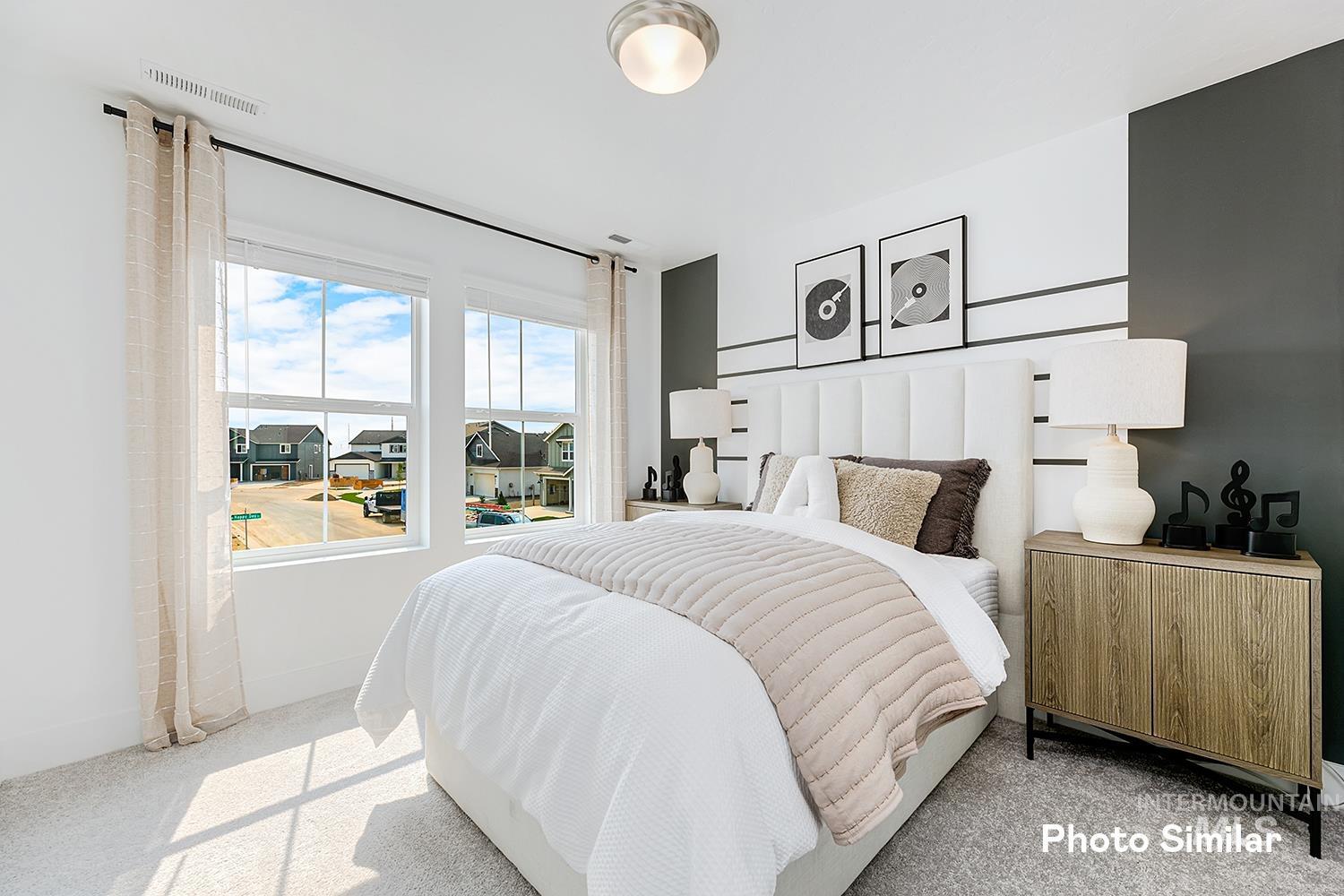 Bedroom featuring carpet flooring