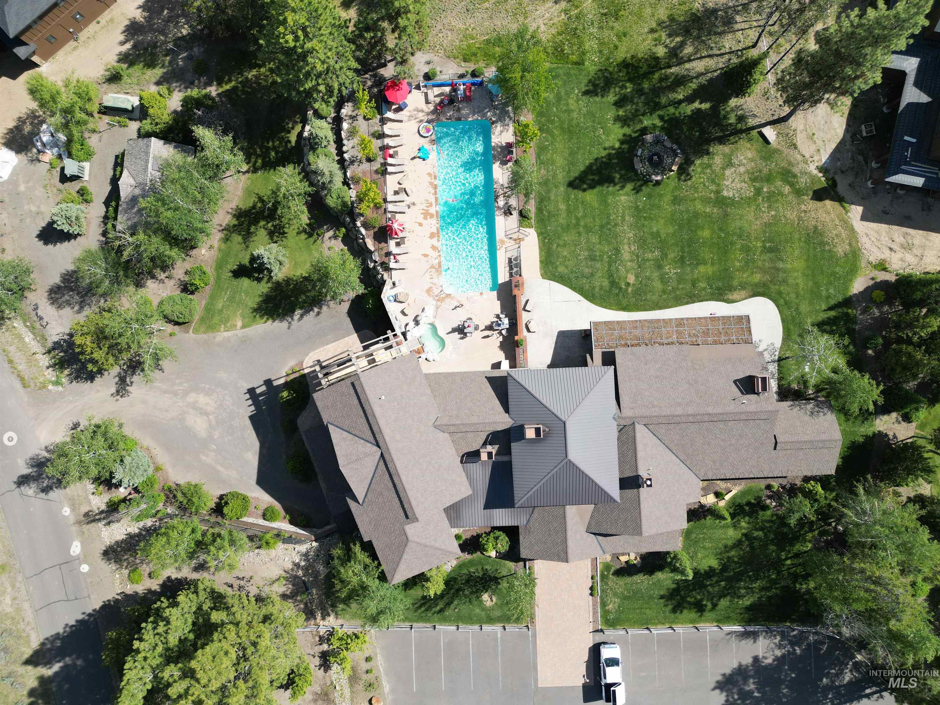 View of property location featuring a pool area