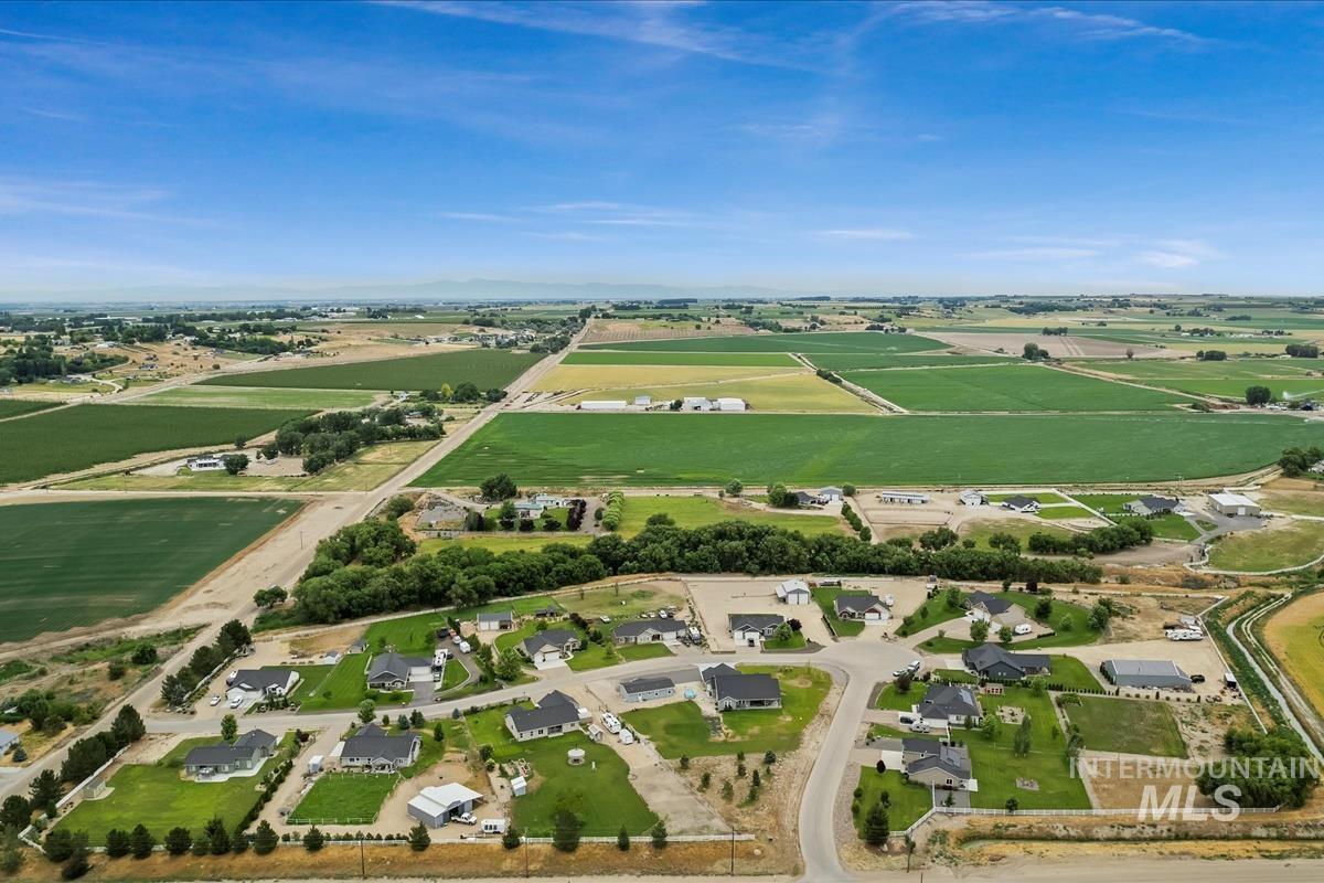 Aerial view of property's location