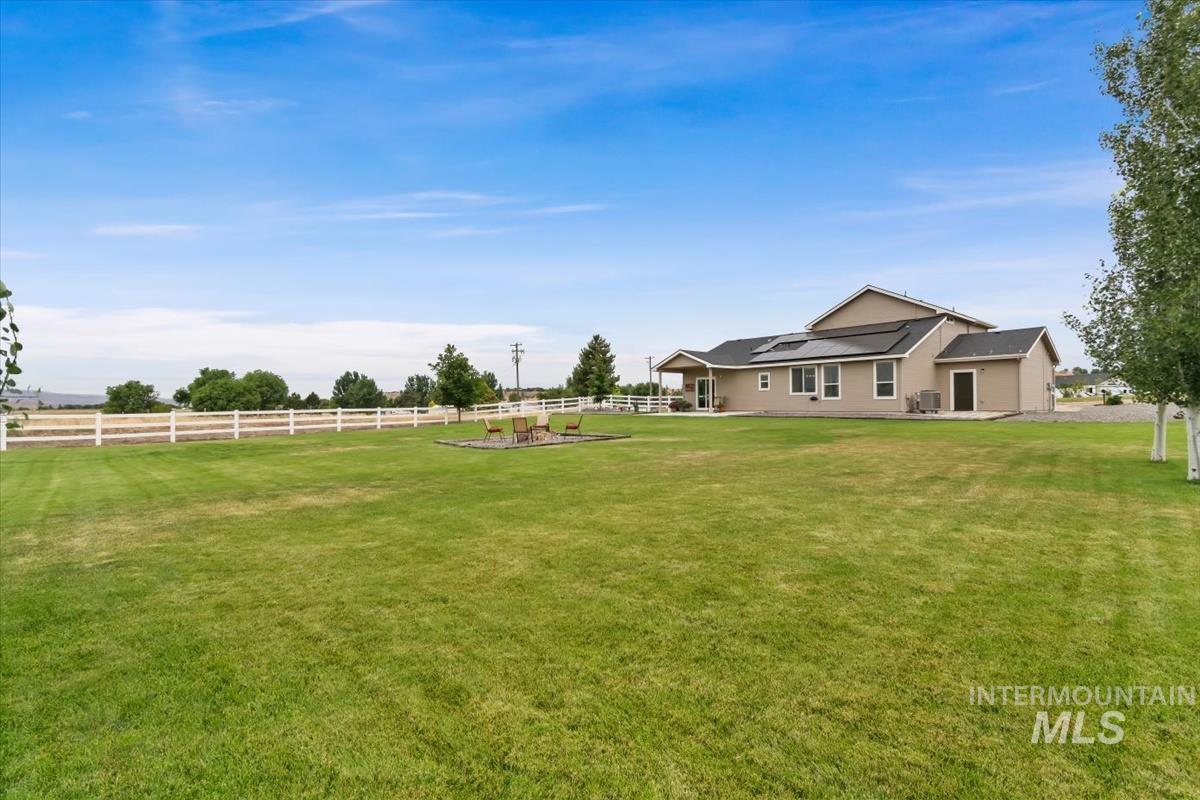 View of yard featuring a patio