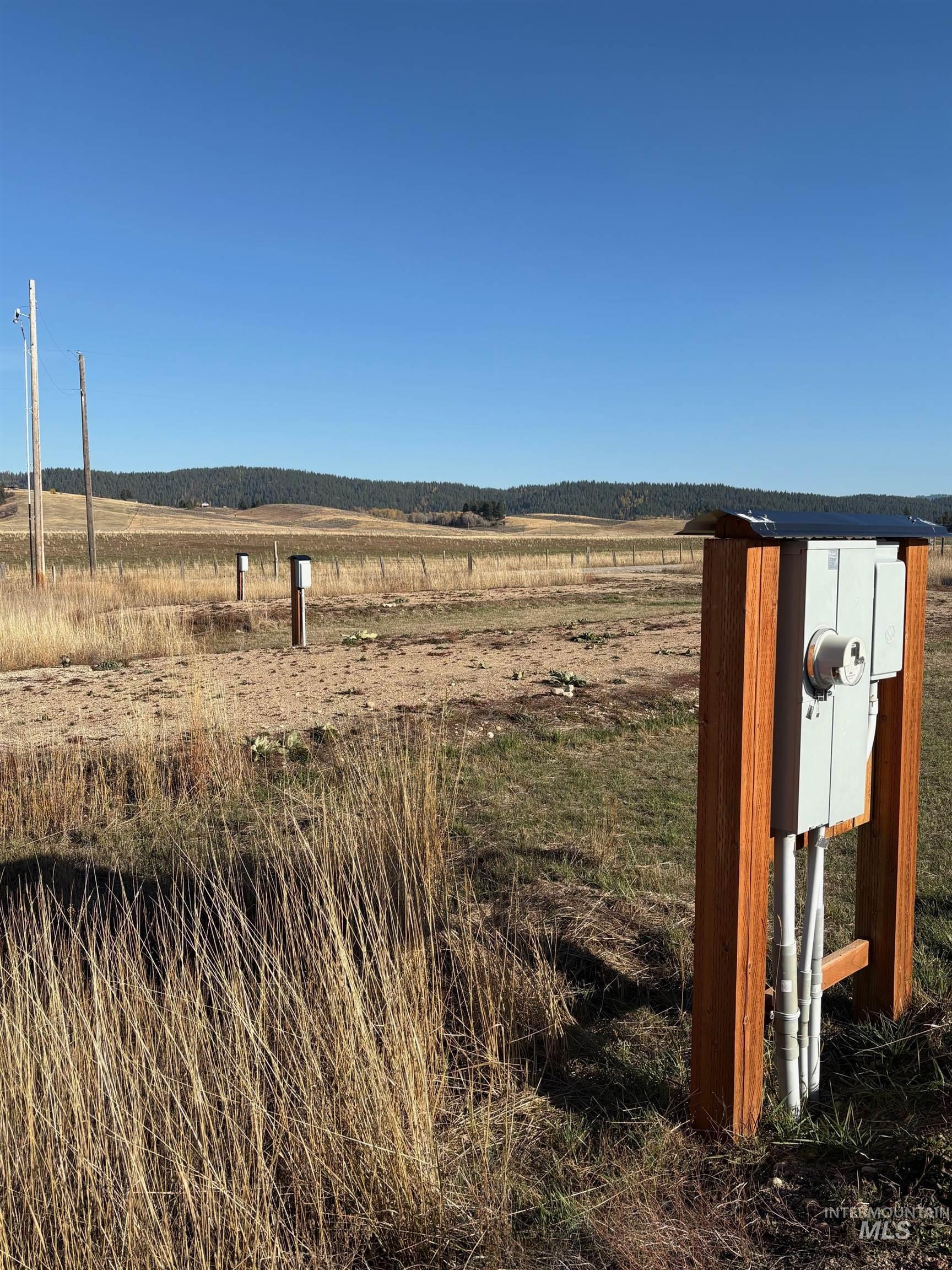 Gate with a rural view