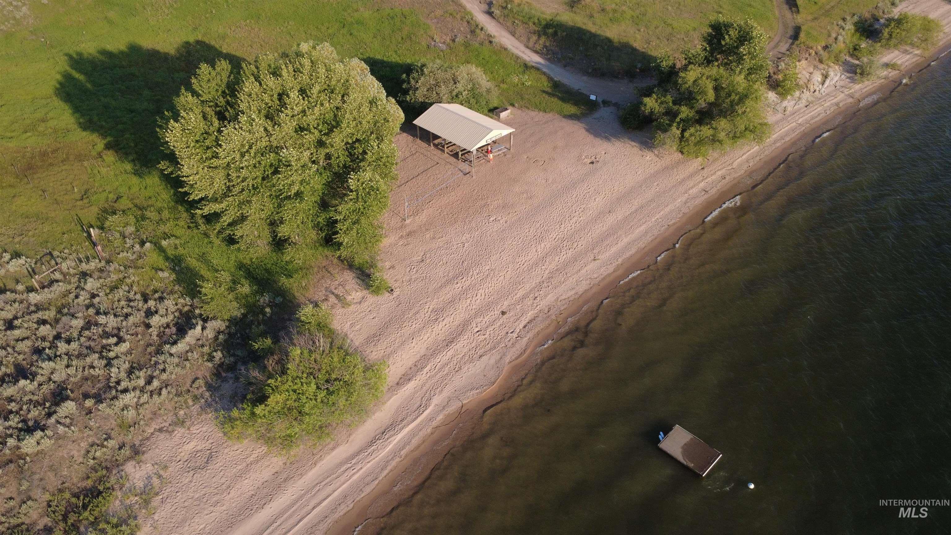 Aerial overview of property's location