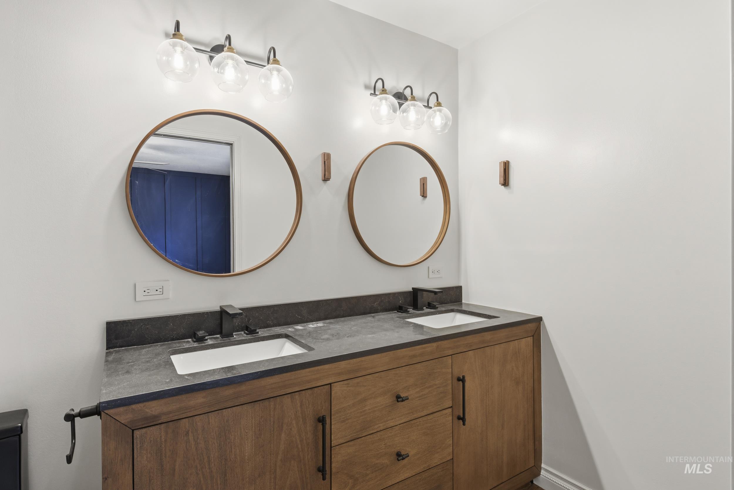 Bathroom with double vanity