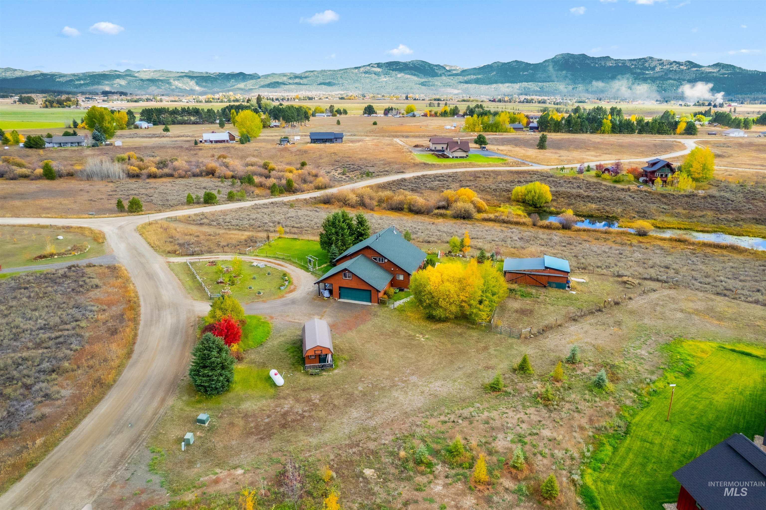 View of rural area featuring a mountain backdrop