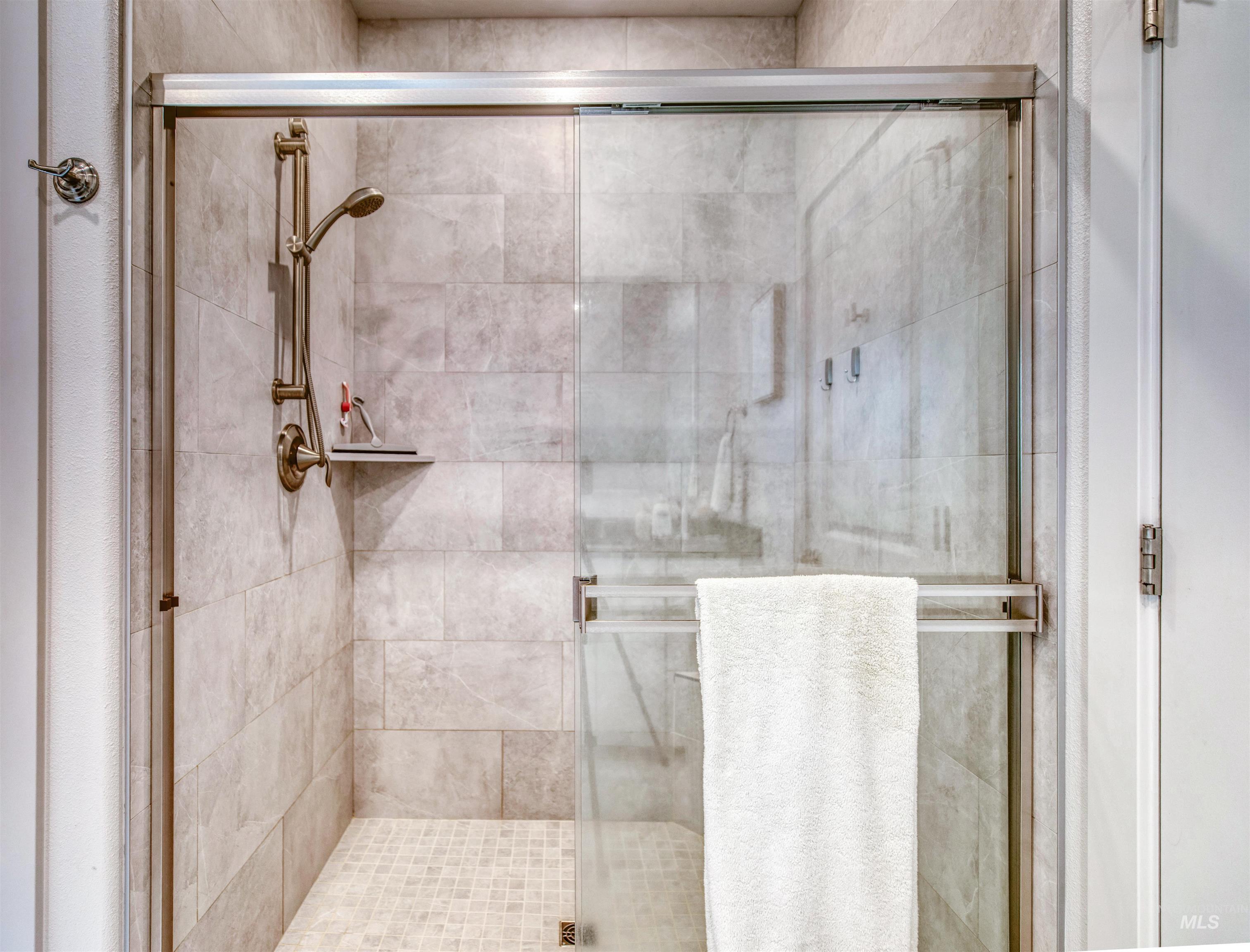 Bathroom featuring a stall shower