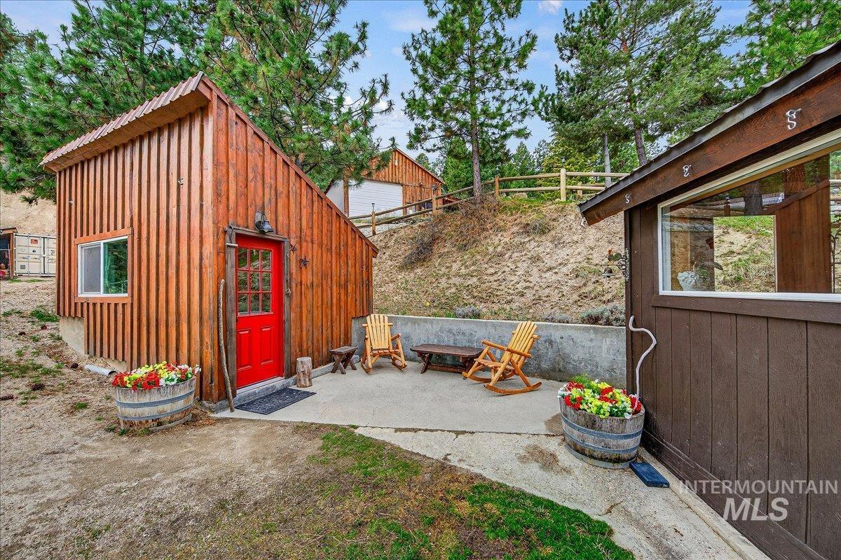 View of outbuilding