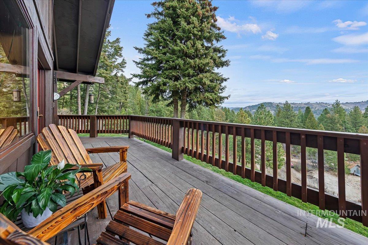 View of deck