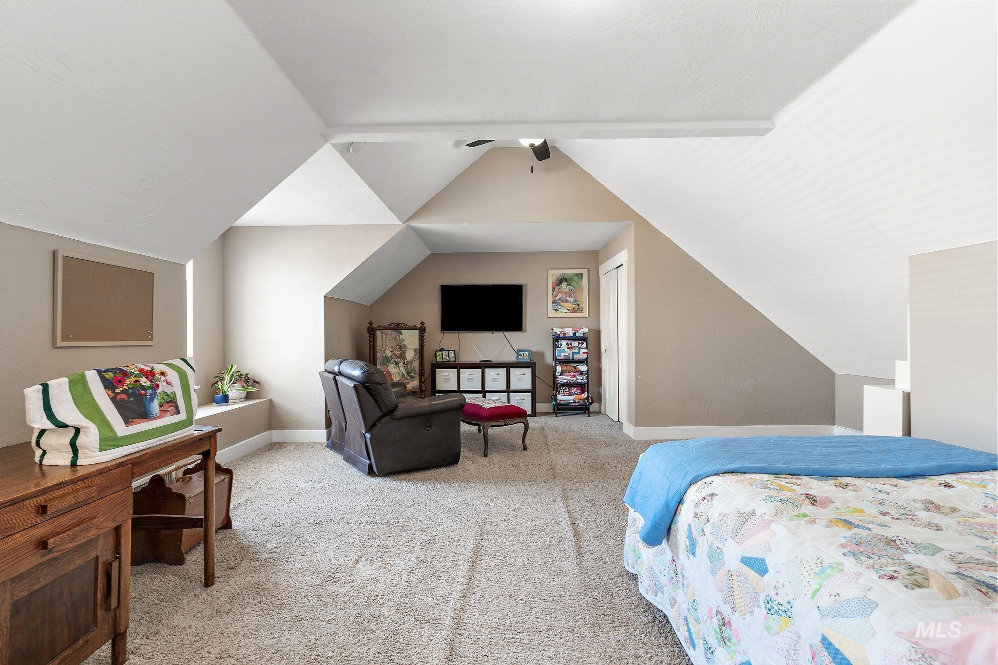 Loft area could be used as 7th bedroom or studio space.