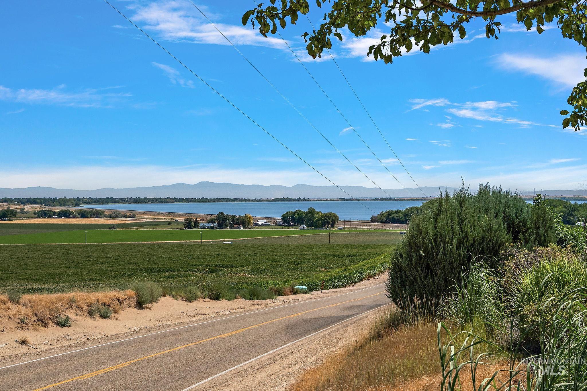 Water view featuring mountains