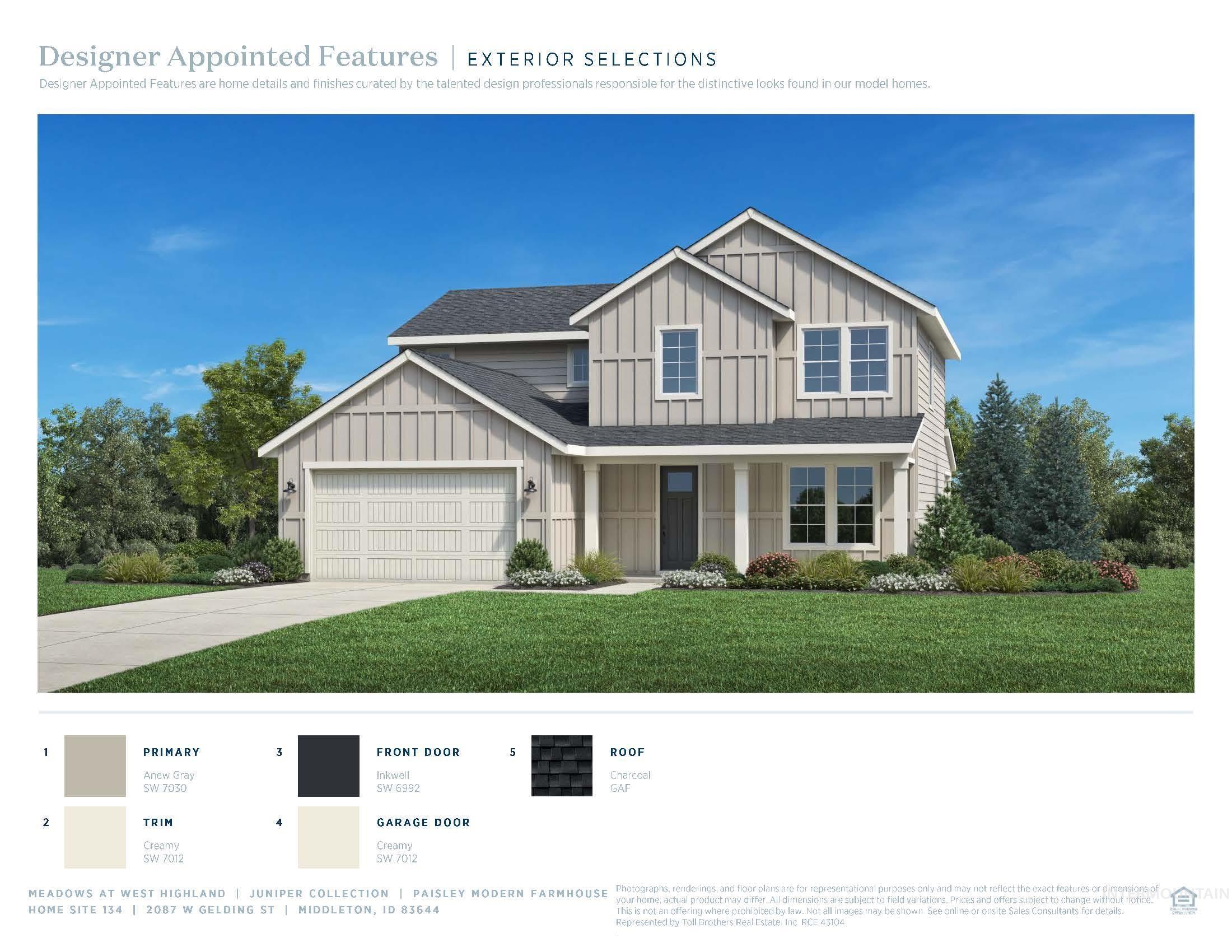 View of miscellaneous listing collateral