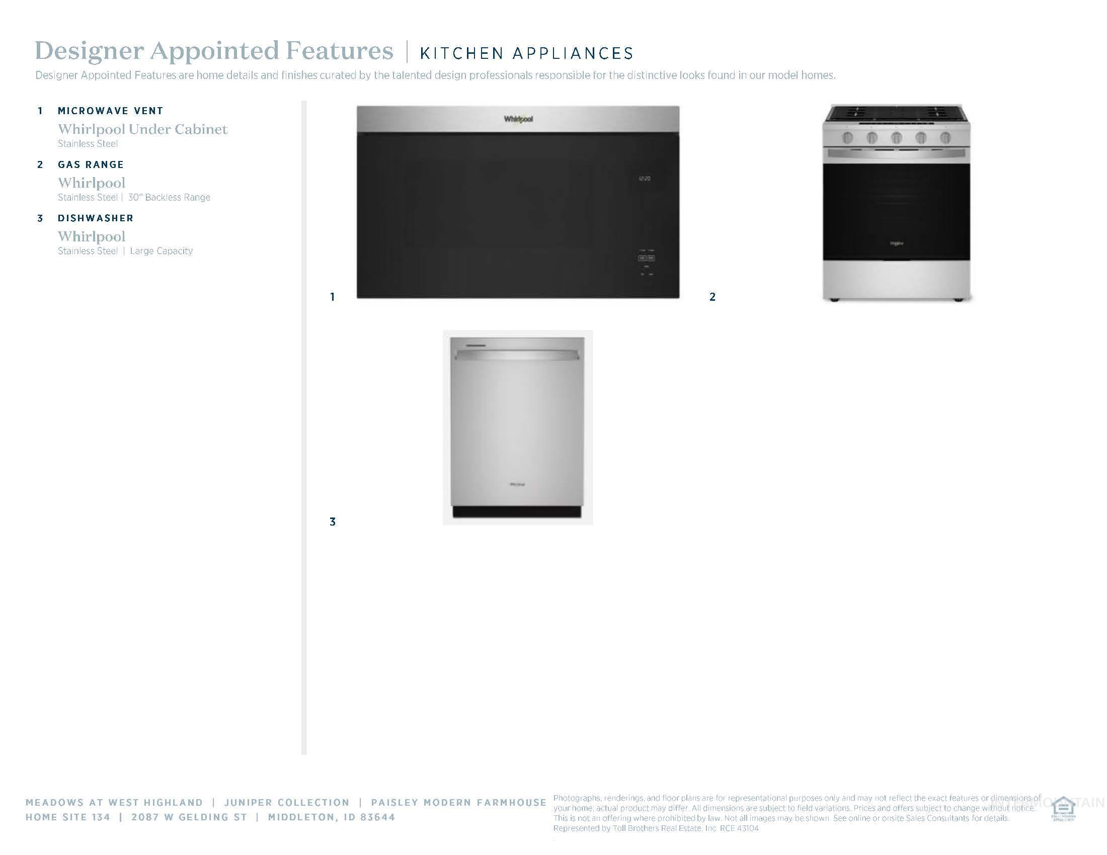 View of marketing collateral with multiple images