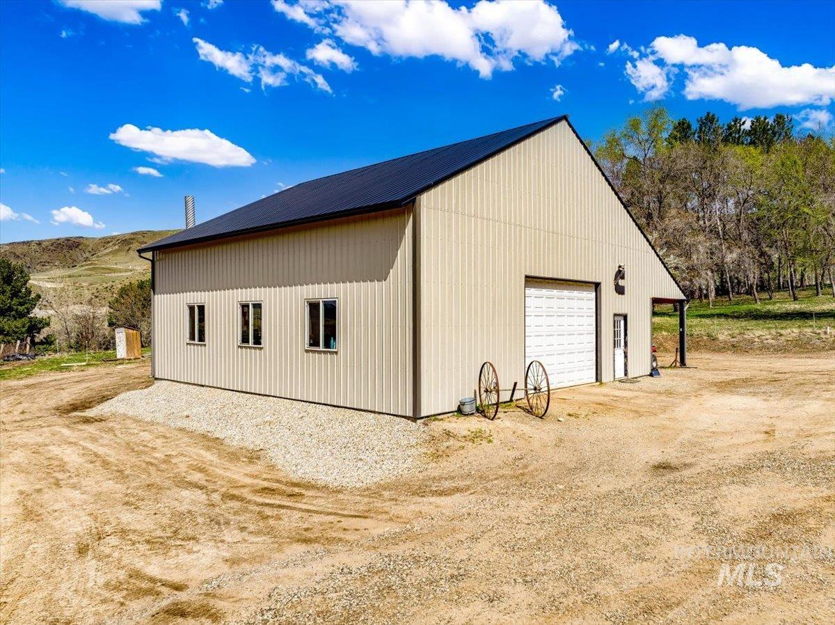 View of outdoor structure