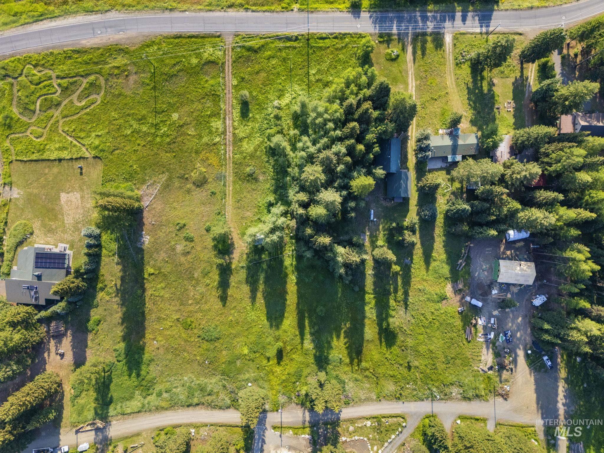 Aerial view of property's location