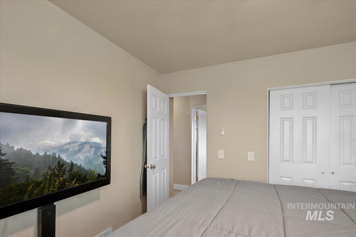 Bedroom with a closet