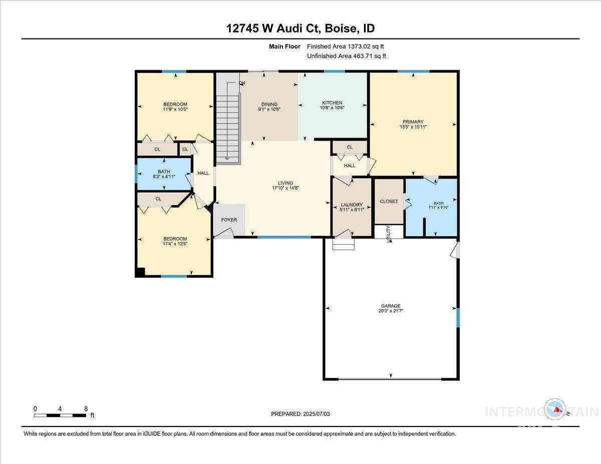 View of floor plan / room layout