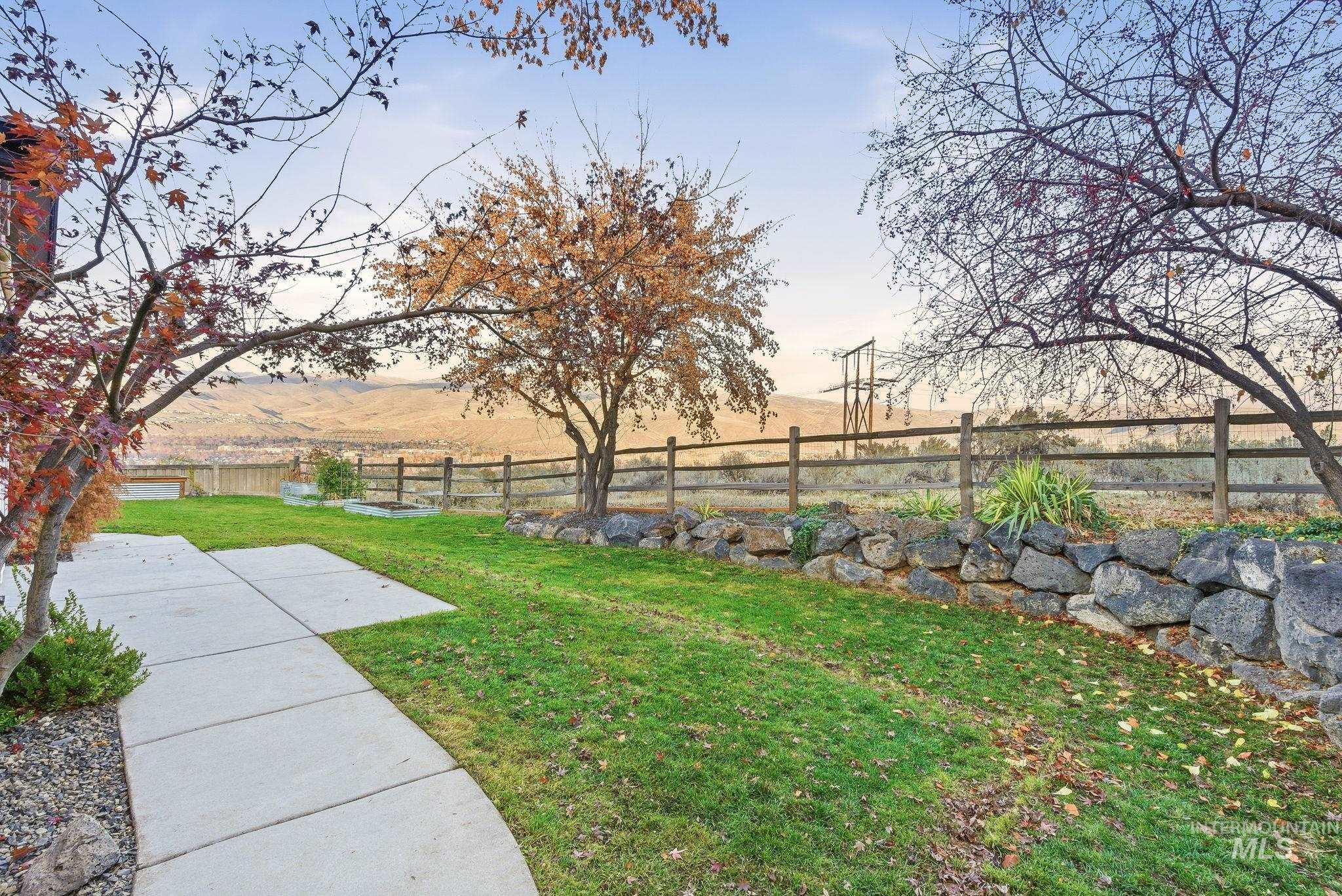 View of yard featuring a rural view