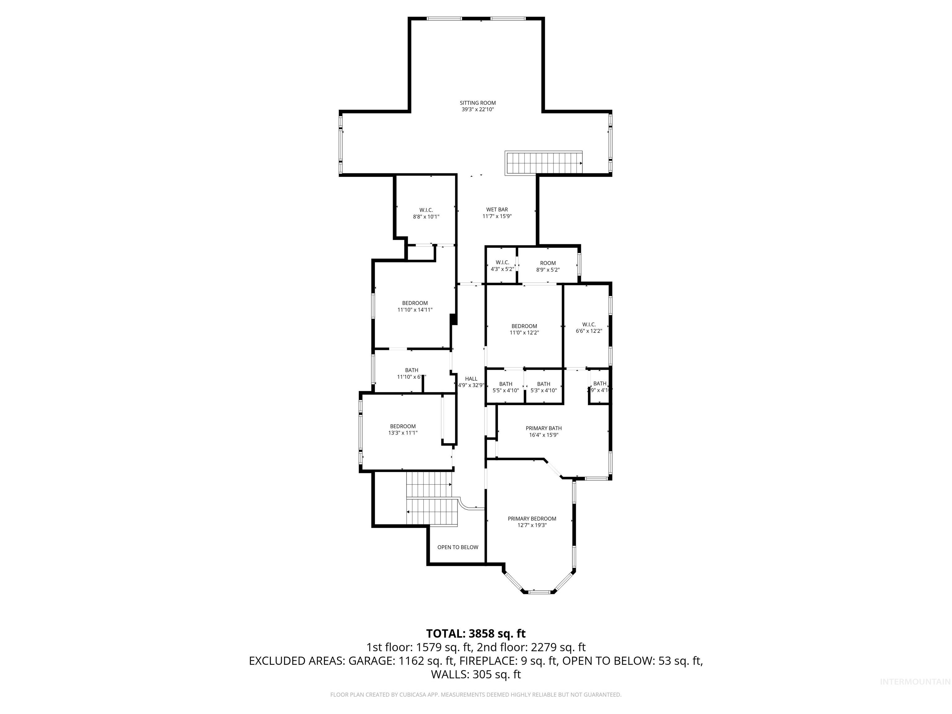 View of home floor plan