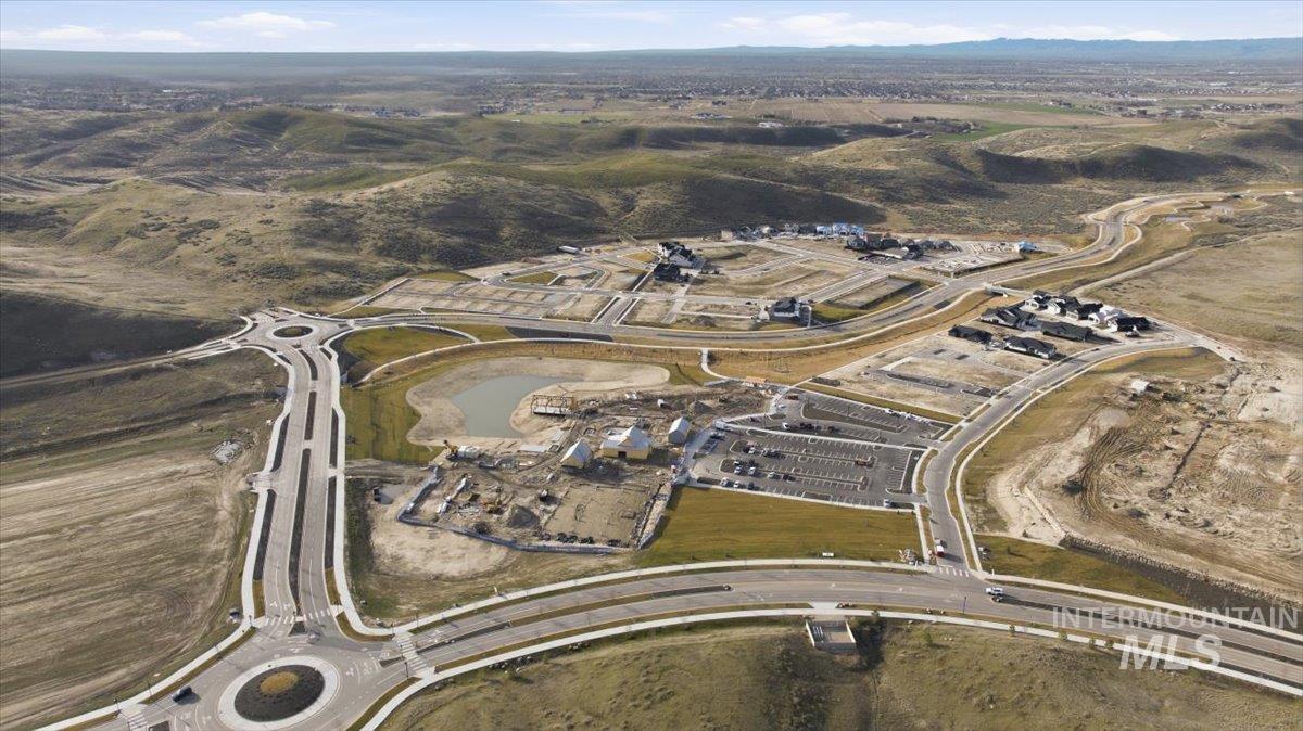 Aerial view of property and surrounding area