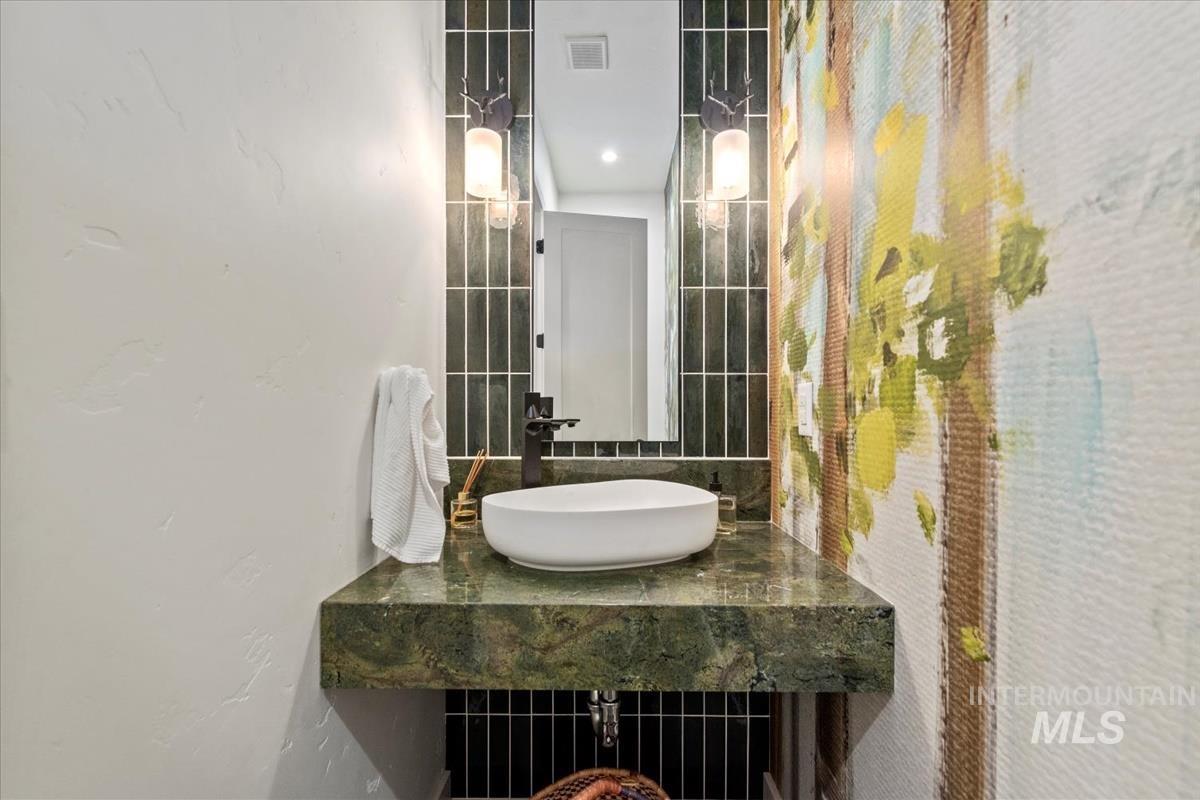 Bathroom with a sink