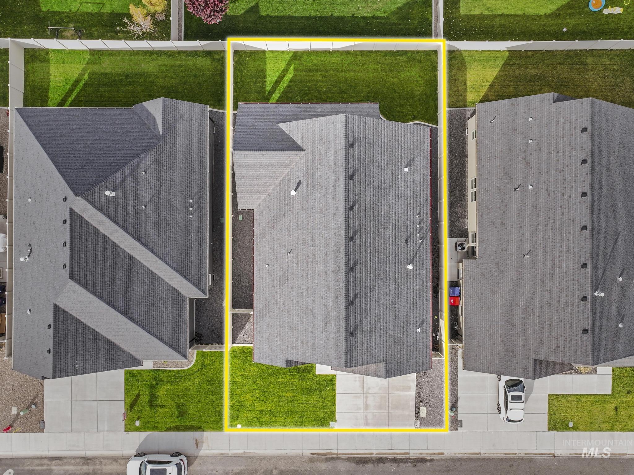 View of property location with property boundaries highlighted