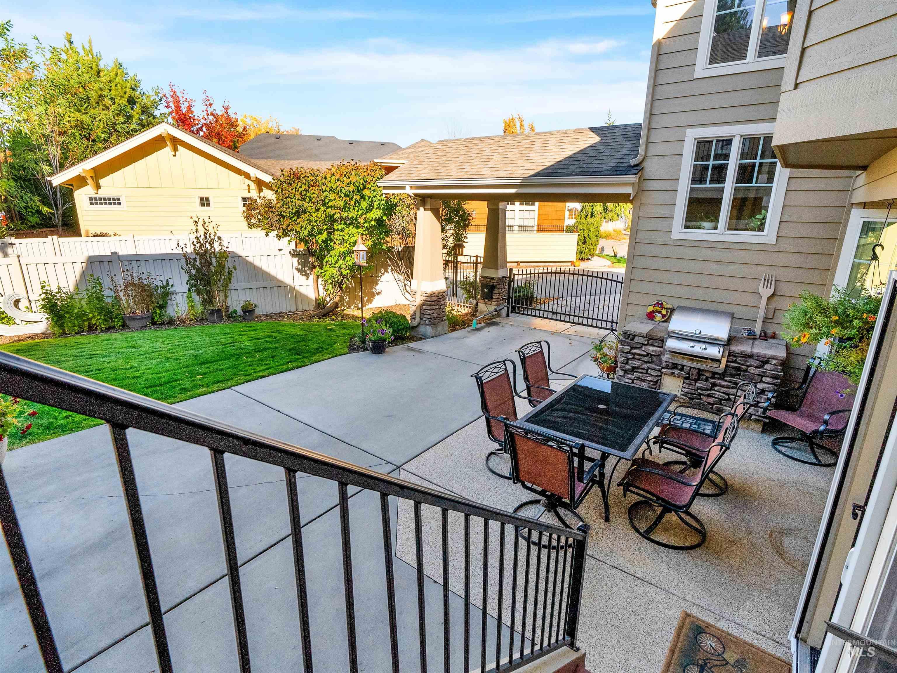 View of patio / terrace with outdoor dining space and area for grilling