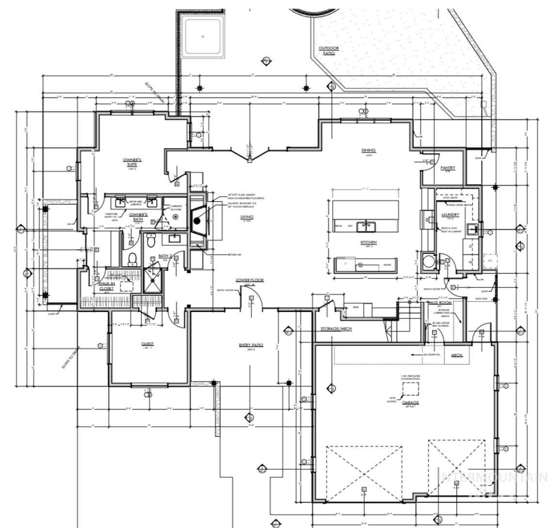 View of home floor plan