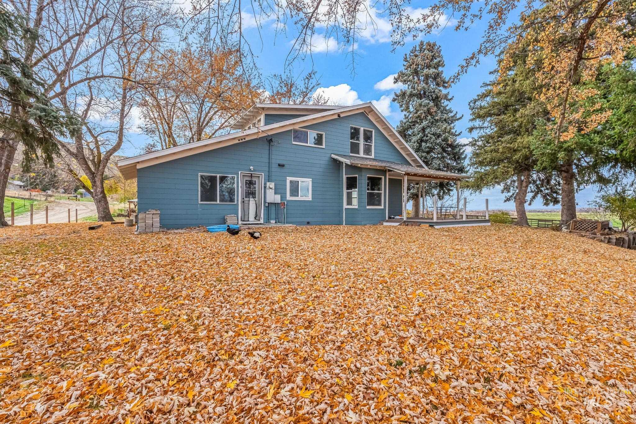 Rear view of property