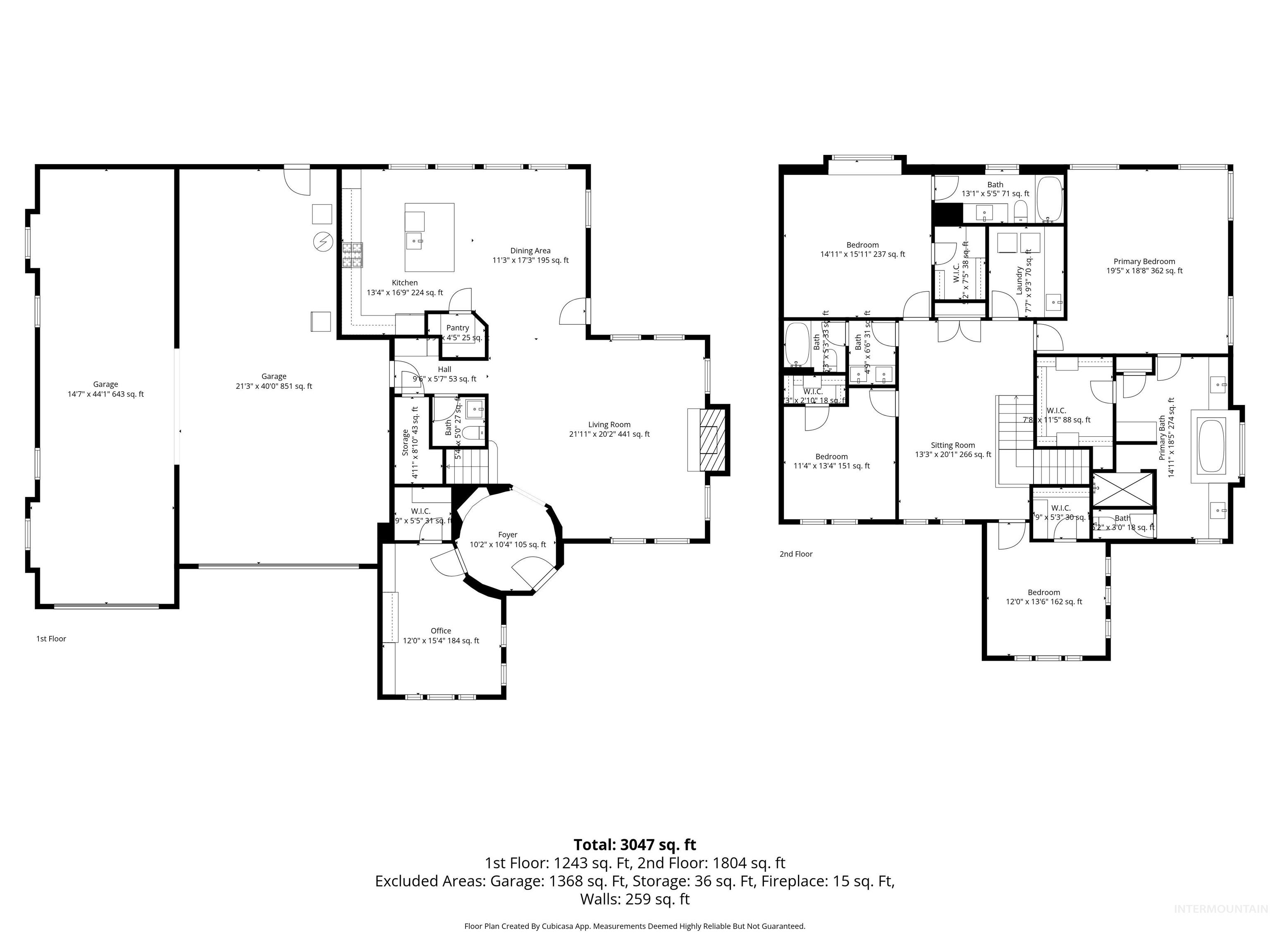 View of floor plan / room layout