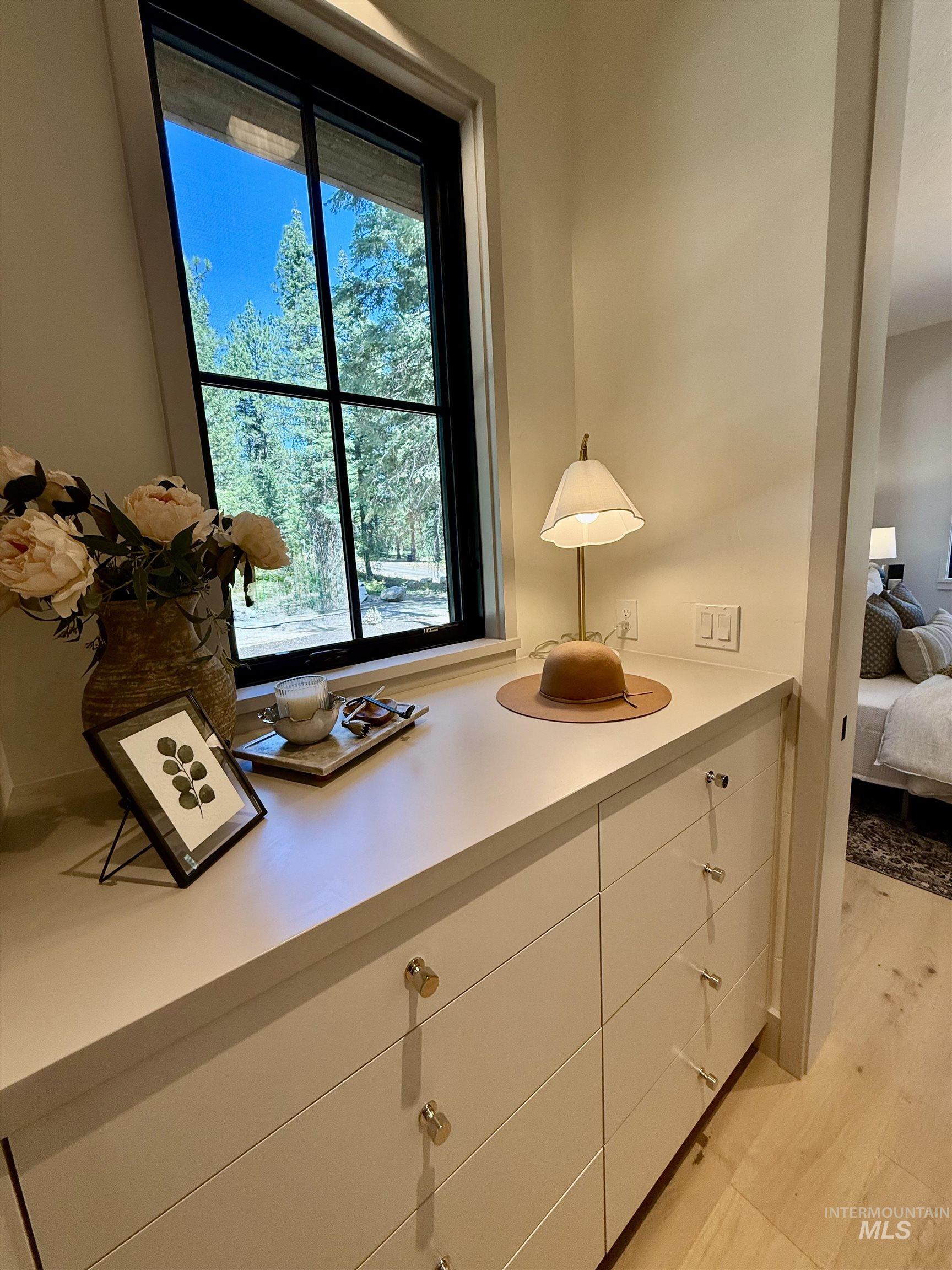 Detailed view of wood finished floors